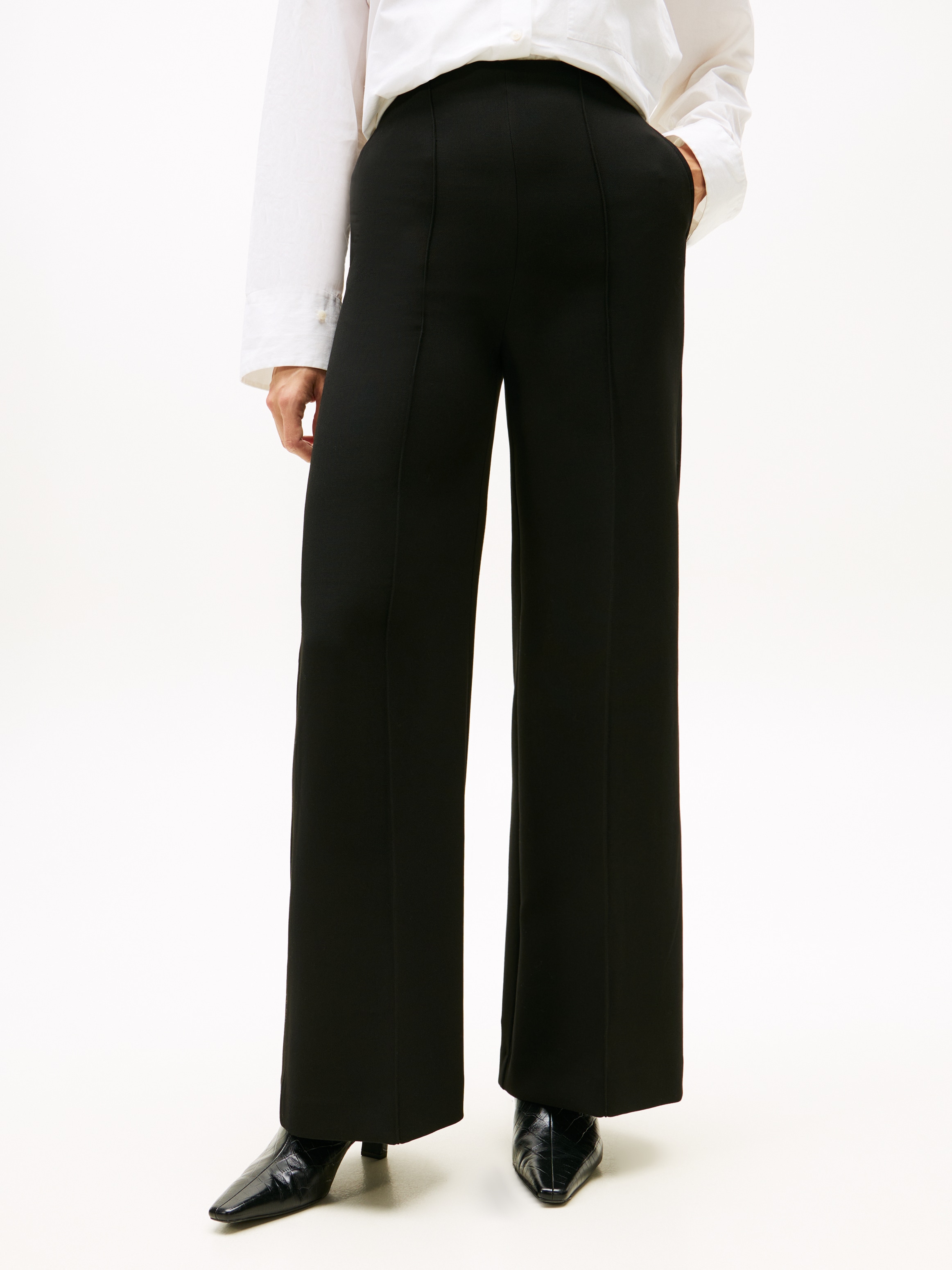 Tommy Hilfiger Anzughose "PUNTO WIDE LEG PANT" günstig online kaufen