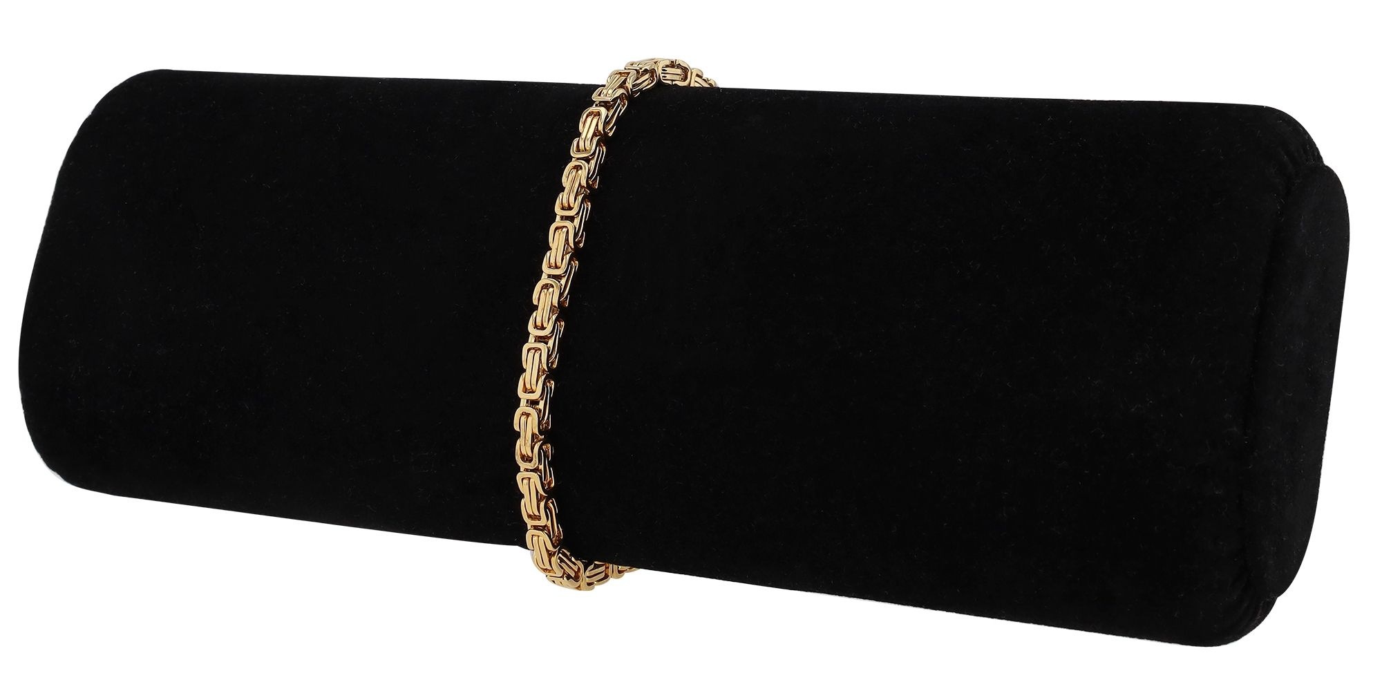 Armband ADELIA´S "Herren Armband aus Edelstahl 20 cm", gold, Armbänder, Herren, 20cm, Edelstahl, Armband, Schöne Geschenkidee zum einen besonderen Tag
