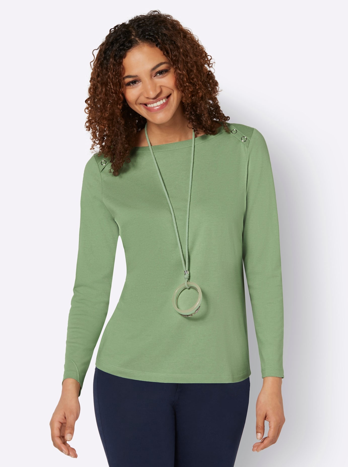 Casual Looks Langarmshirt "Shirt" 1 Stk. tlg. günstig online kaufen