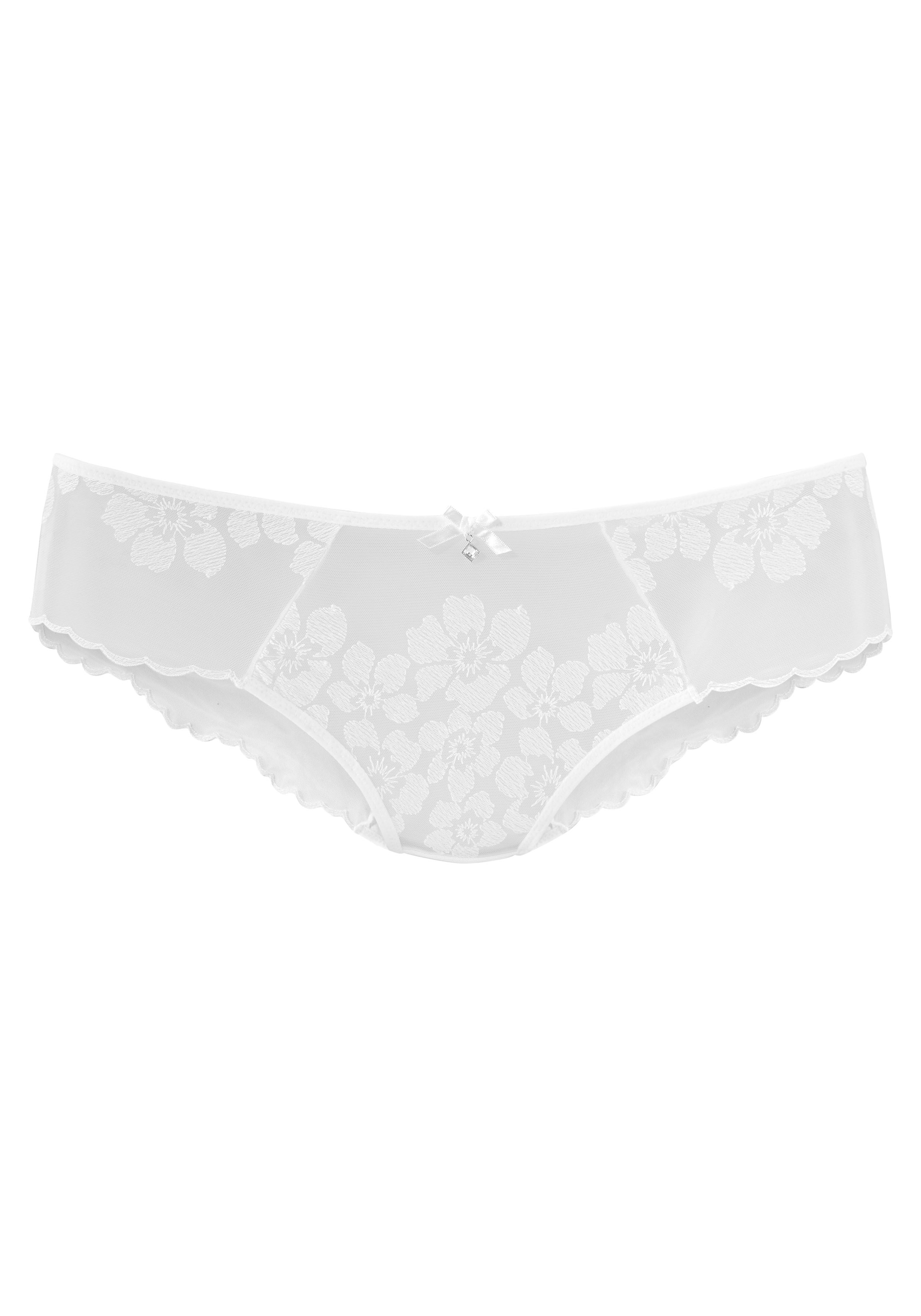 LASCANA Belle | BAUR Spitze kaufen Affaire online transparenter leicht Slip, Stickerei