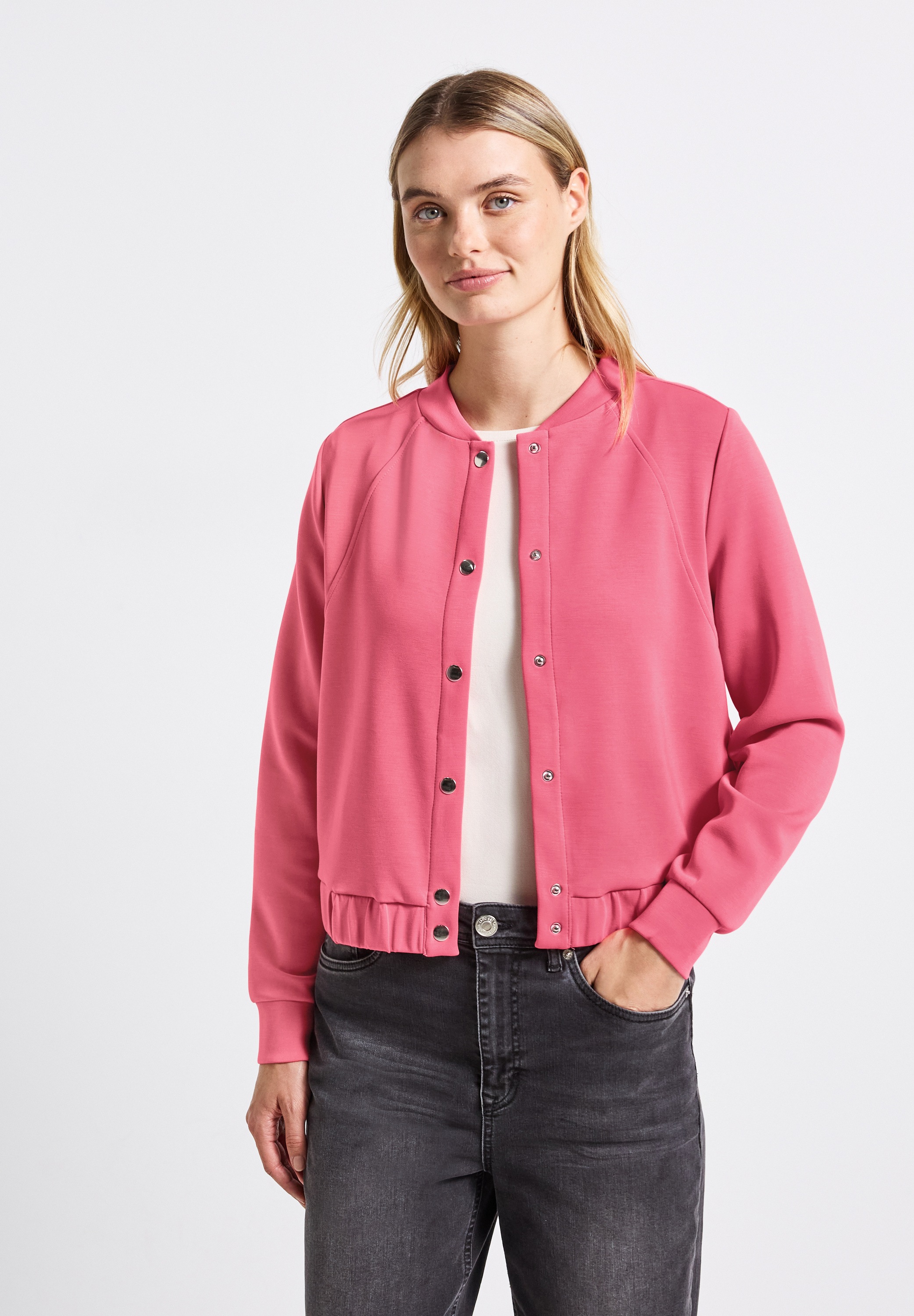 STREET ONE Blouson, ohne Kapuze, mit Rundhalsausschnitt günstig online kaufen
