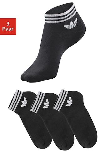 adidas Originals Socken »TREFOIL ANKLE 3 PAAR« (3 poros...