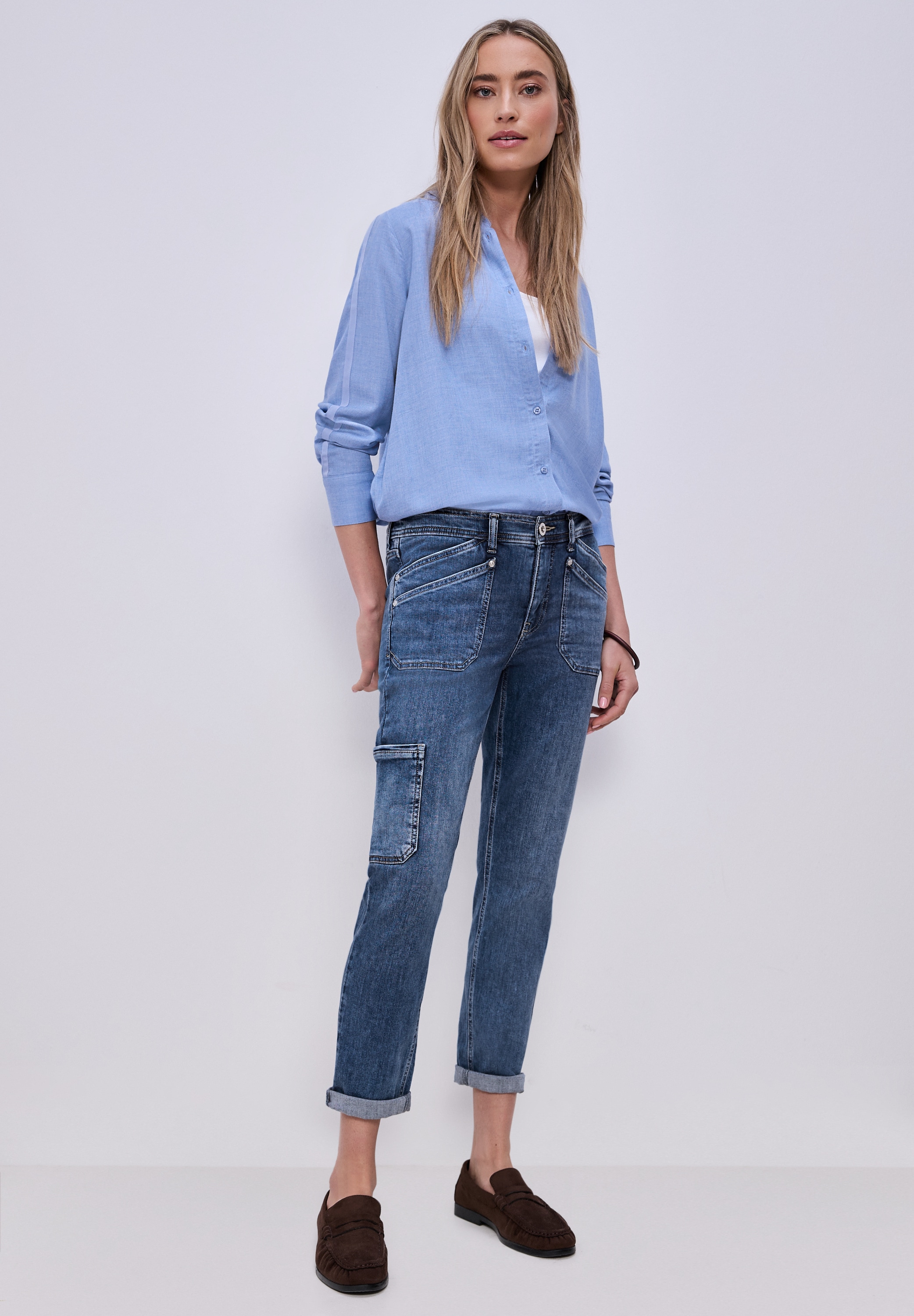Cecil Loose-fit-Jeans im Loose Fit