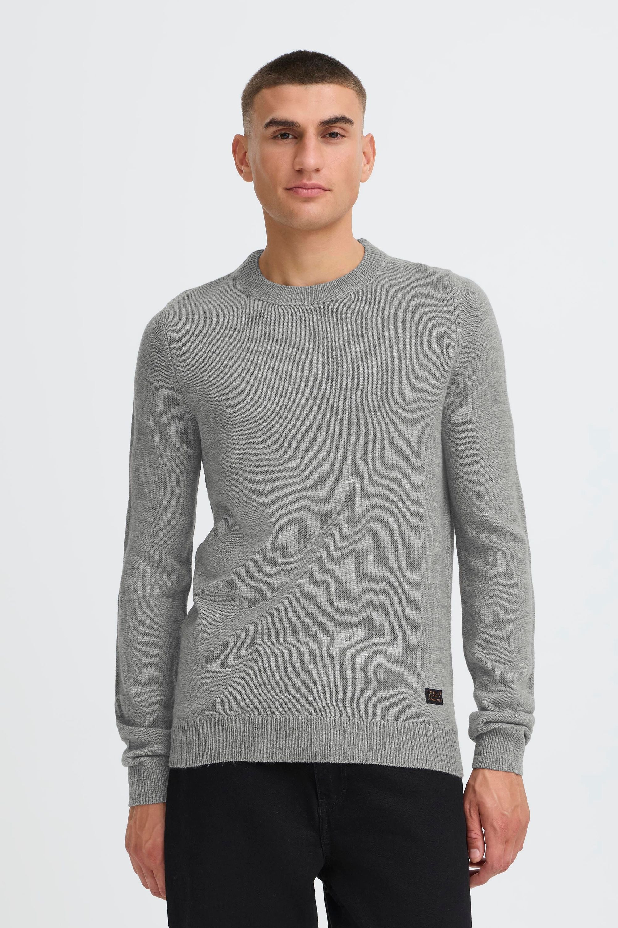 !Solid Strickfleece-Pullover »Strickpullover SDBABAK«