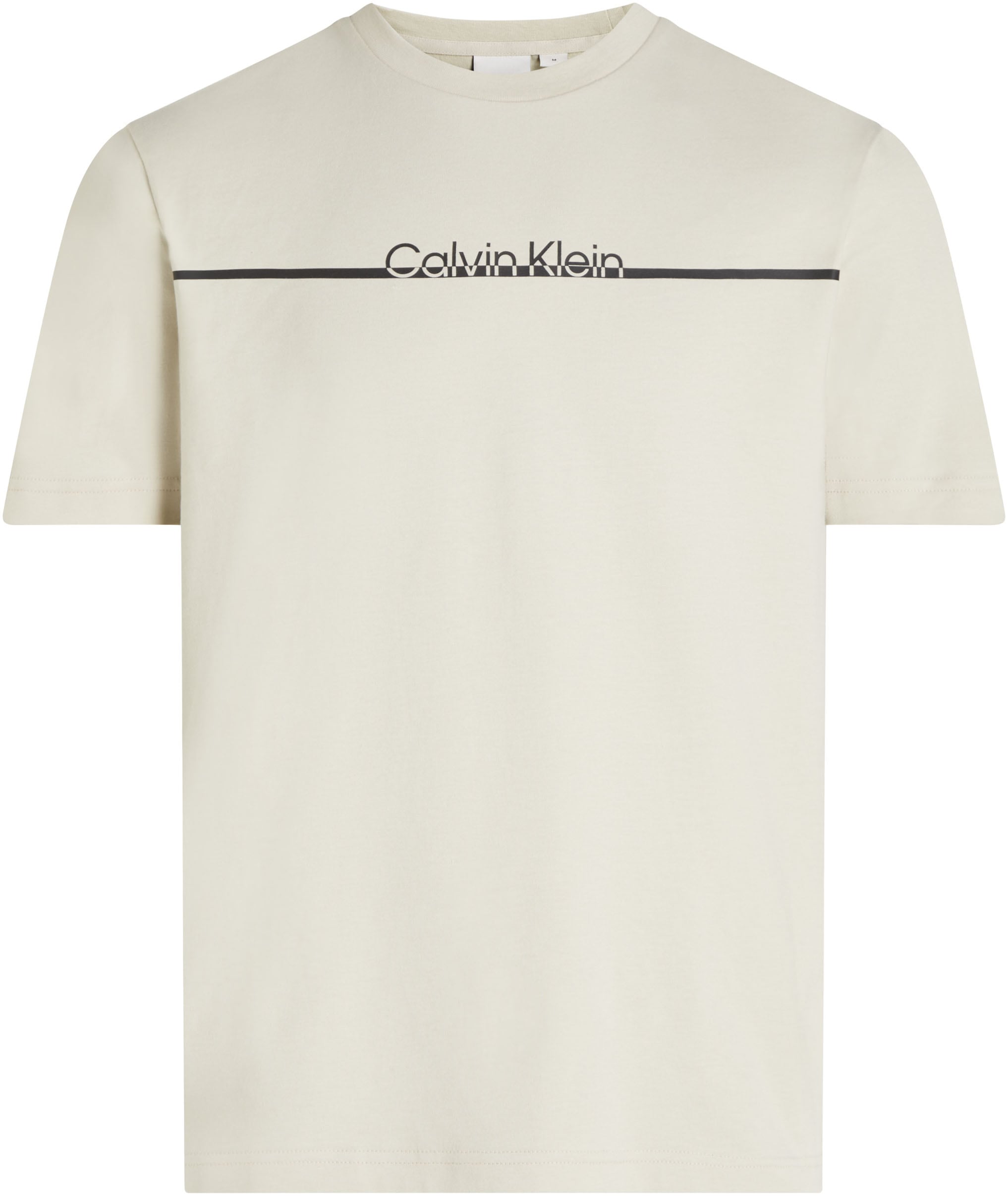 Calvin Klein Big&Tall Rundhalsshirt "BT SPLIT LINE LOGO T-SHIRT", in Großen Größen mit Logoprint