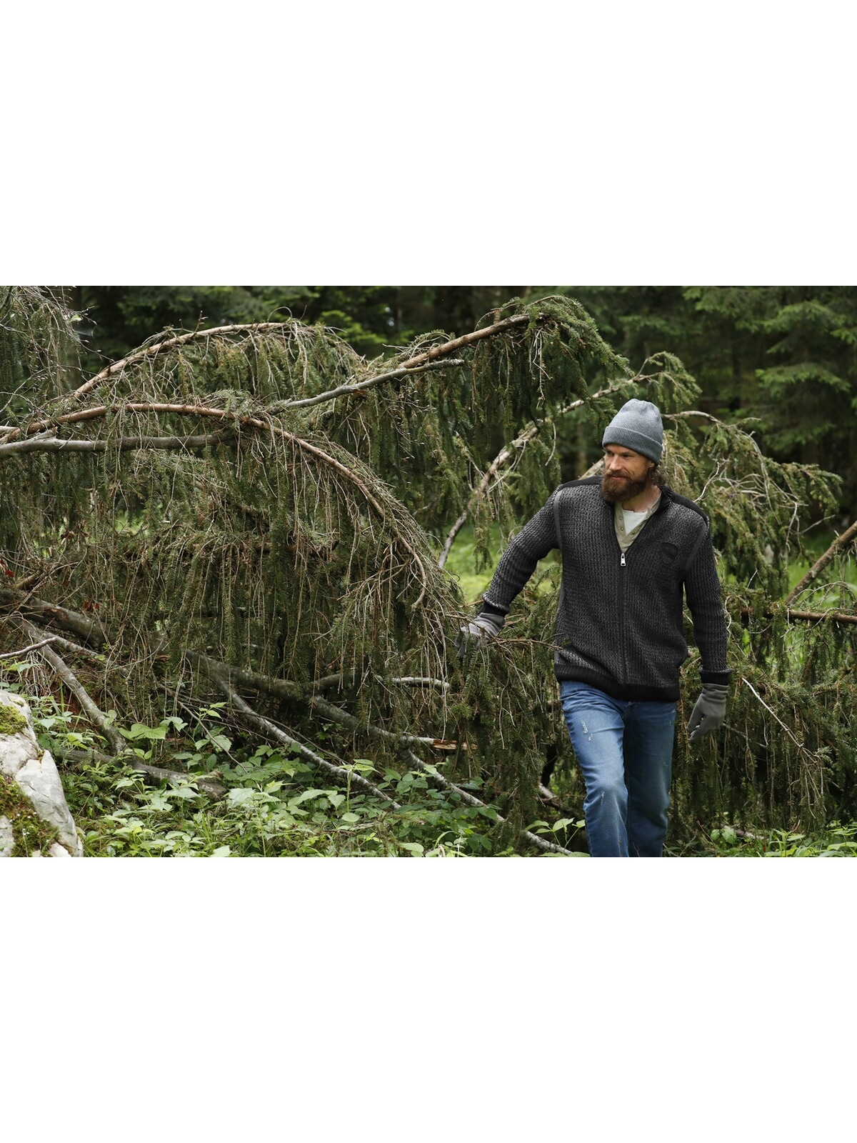 Jan Vanderstorm Strickjacke »Strickjacke HALSTEN«