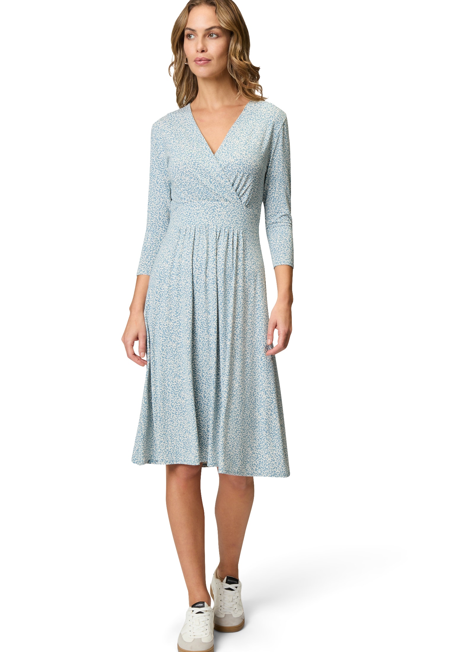 Zero Jerseykleid "zero Damen Jerseykleid mit Wickeloptik", Wickeldesign günstig online kaufen