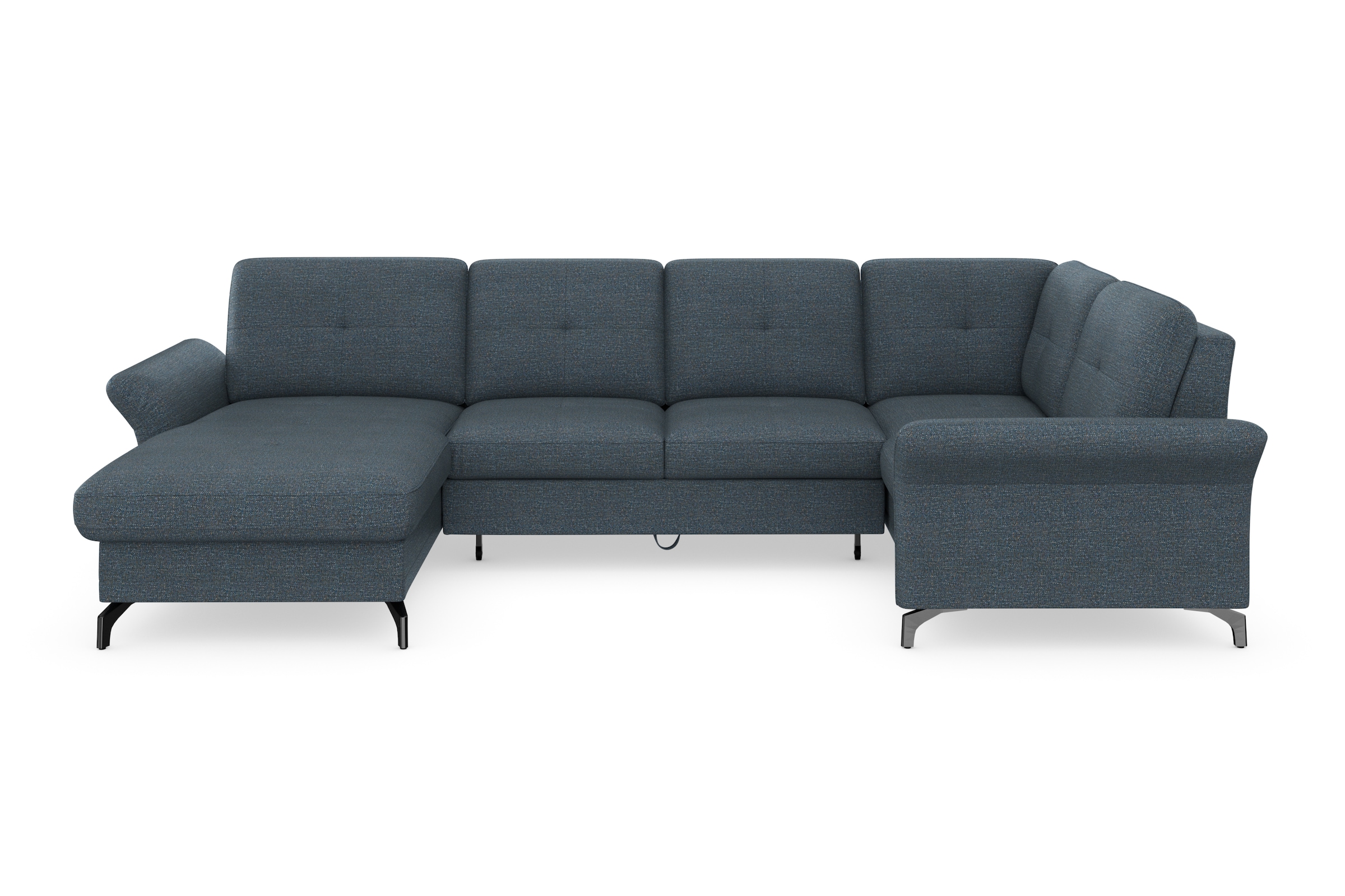 PLACES OF STYLE Wohnlandschaft "Calando U-Form" wahlweise mit Bettfunktion, günstig online kaufen