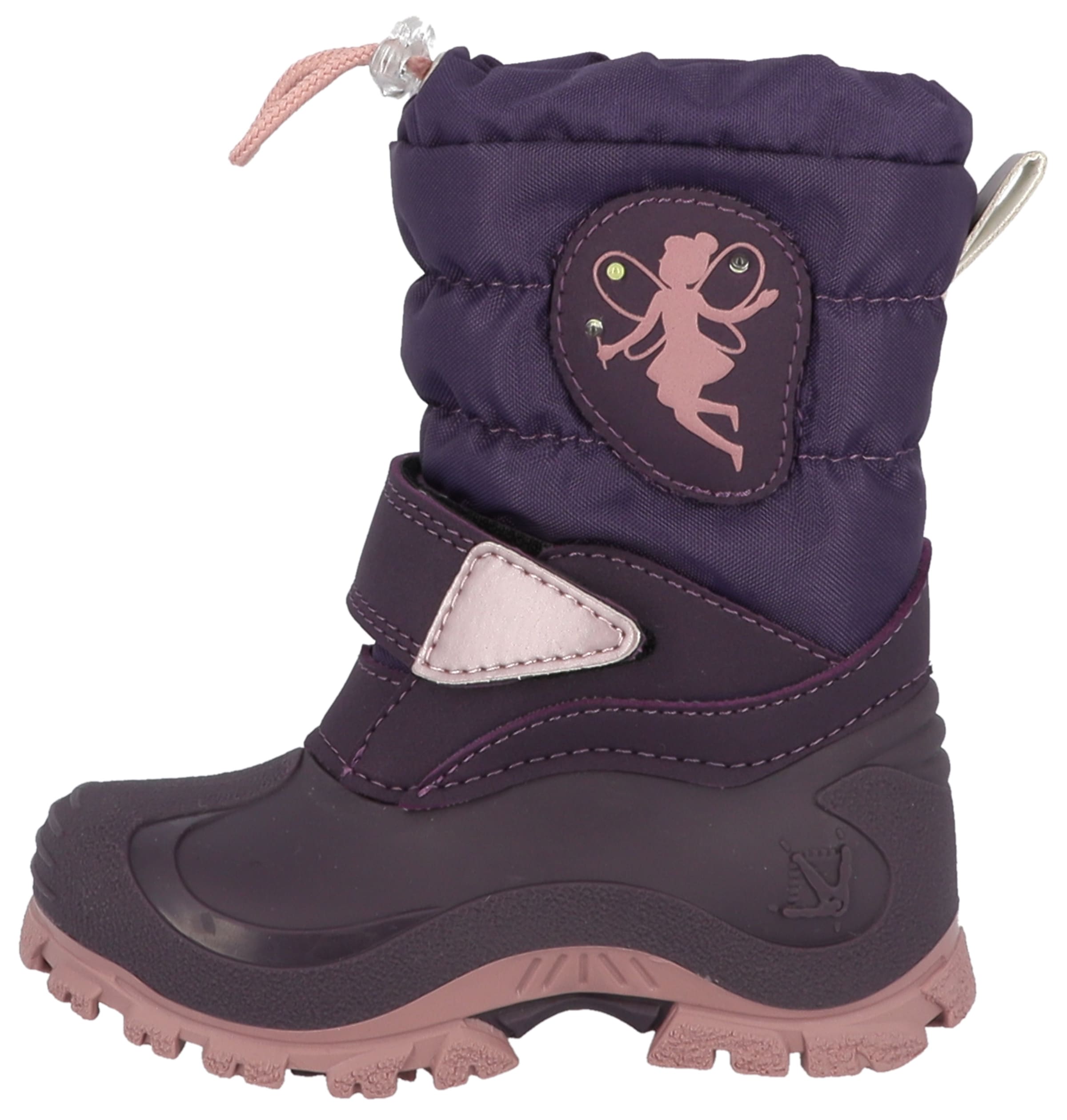 Lurchi Snowboots »Flix, Blinkschuh«  Winterstiefel mit Feen-Aufnäher, Größenschablone zum Download