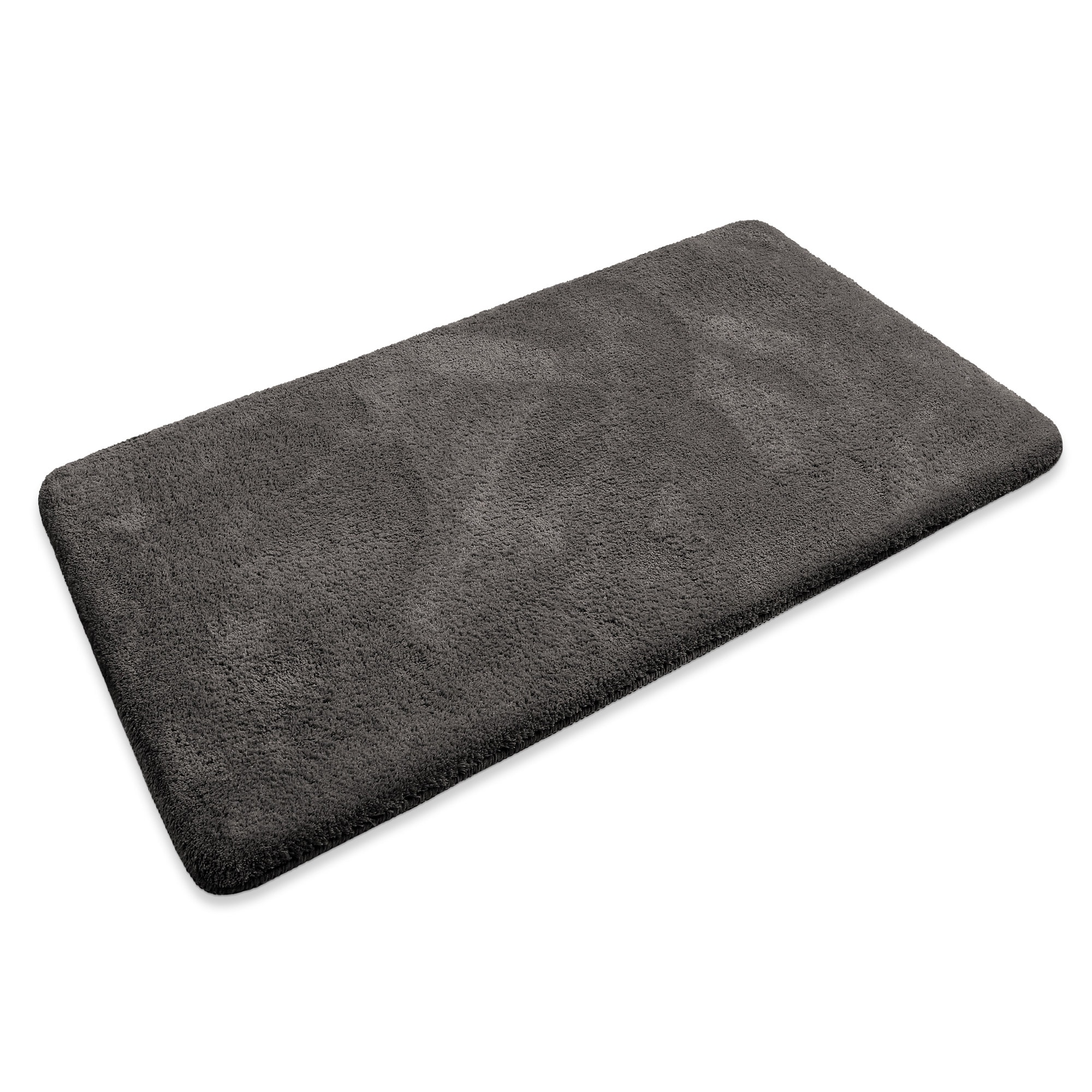 my home Badematte »Neele«, rutschhemmend beschichtet, schnell trocknend, Badteppich, getuftet, modern, Uni, antirutsch, flauschig, hochflor