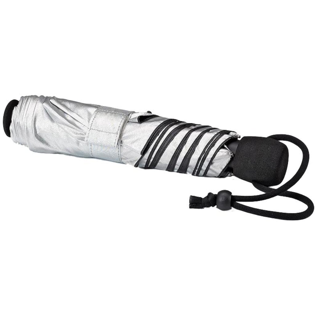 EuroSCHIRM® Taschenregenschirm »light trek® ultra, silber«