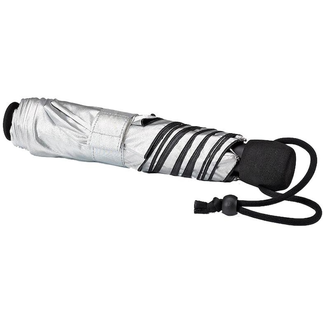 EuroSCHIRM® Taschenregenschirm »light trek® ultra, silber«, mit  UV-Lichtschutzfaktor 50+, extra leicht bestellen | BAUR