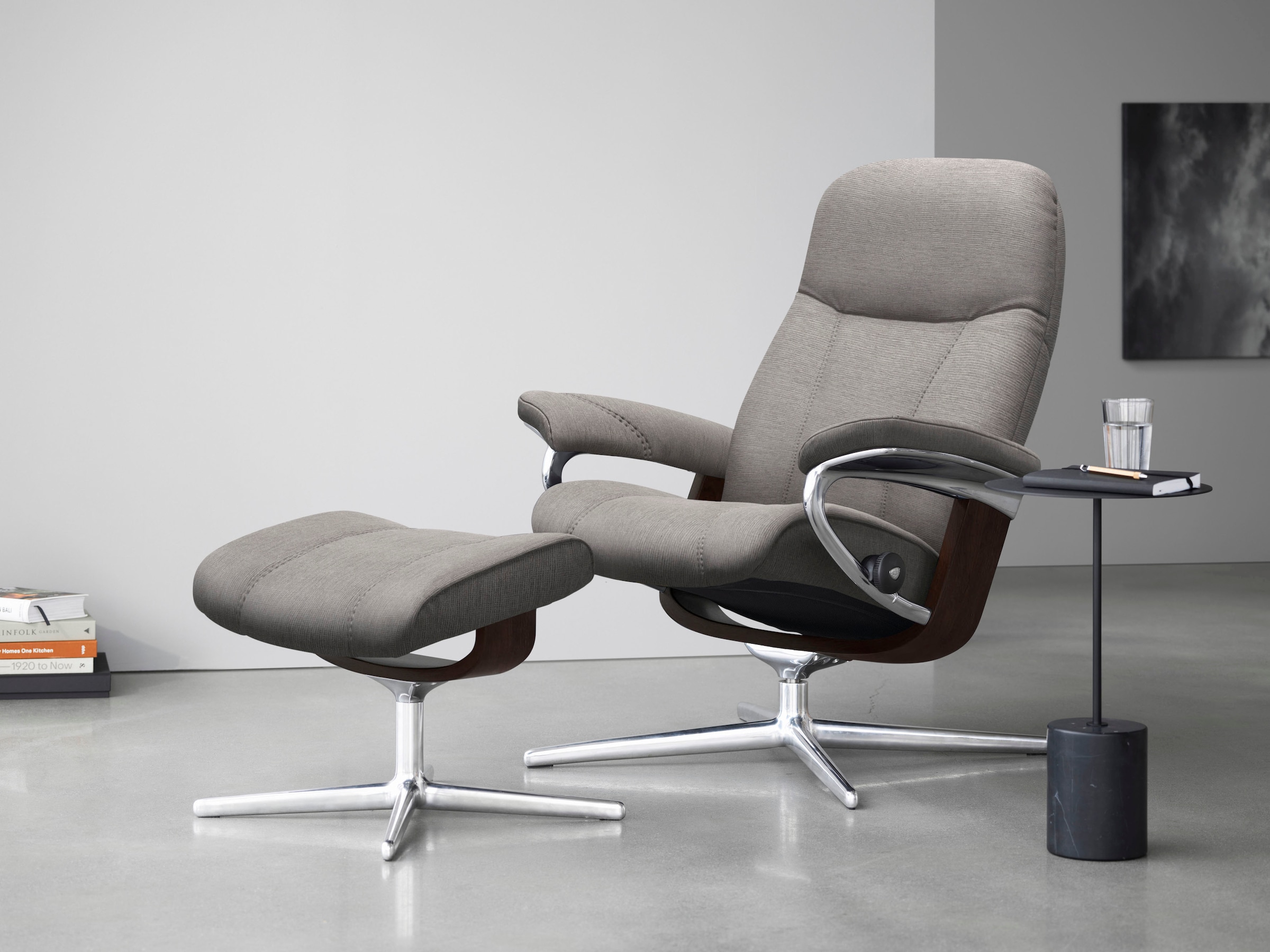Stressless Relaxsessel "Consul", (Set, Relaxsessel mit Hocker), mit Hocker, günstig online kaufen