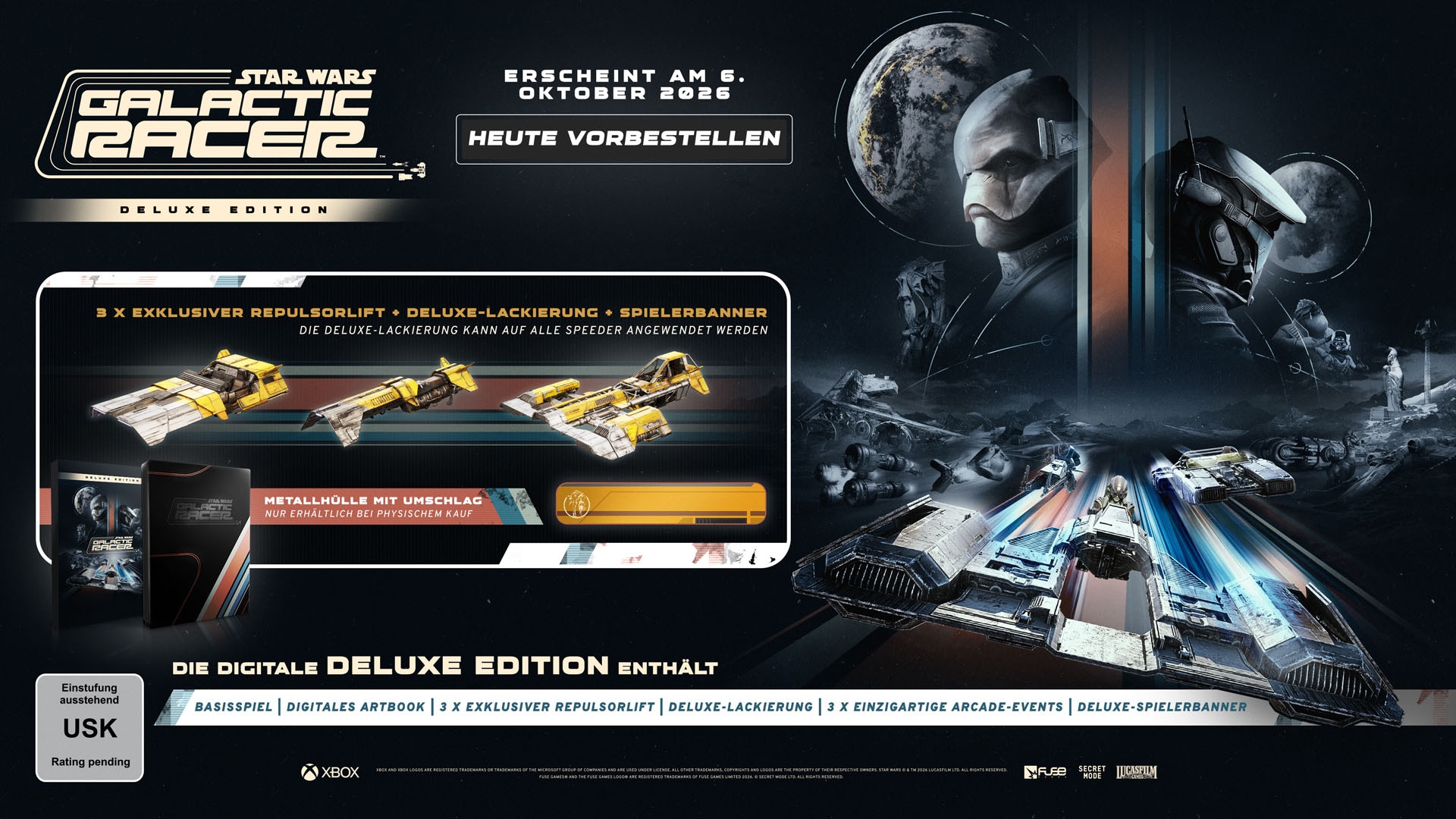 Secret Mode Spielesoftware »Star Wars: Galactic Racer Deluxe Edition« PlayStation 5