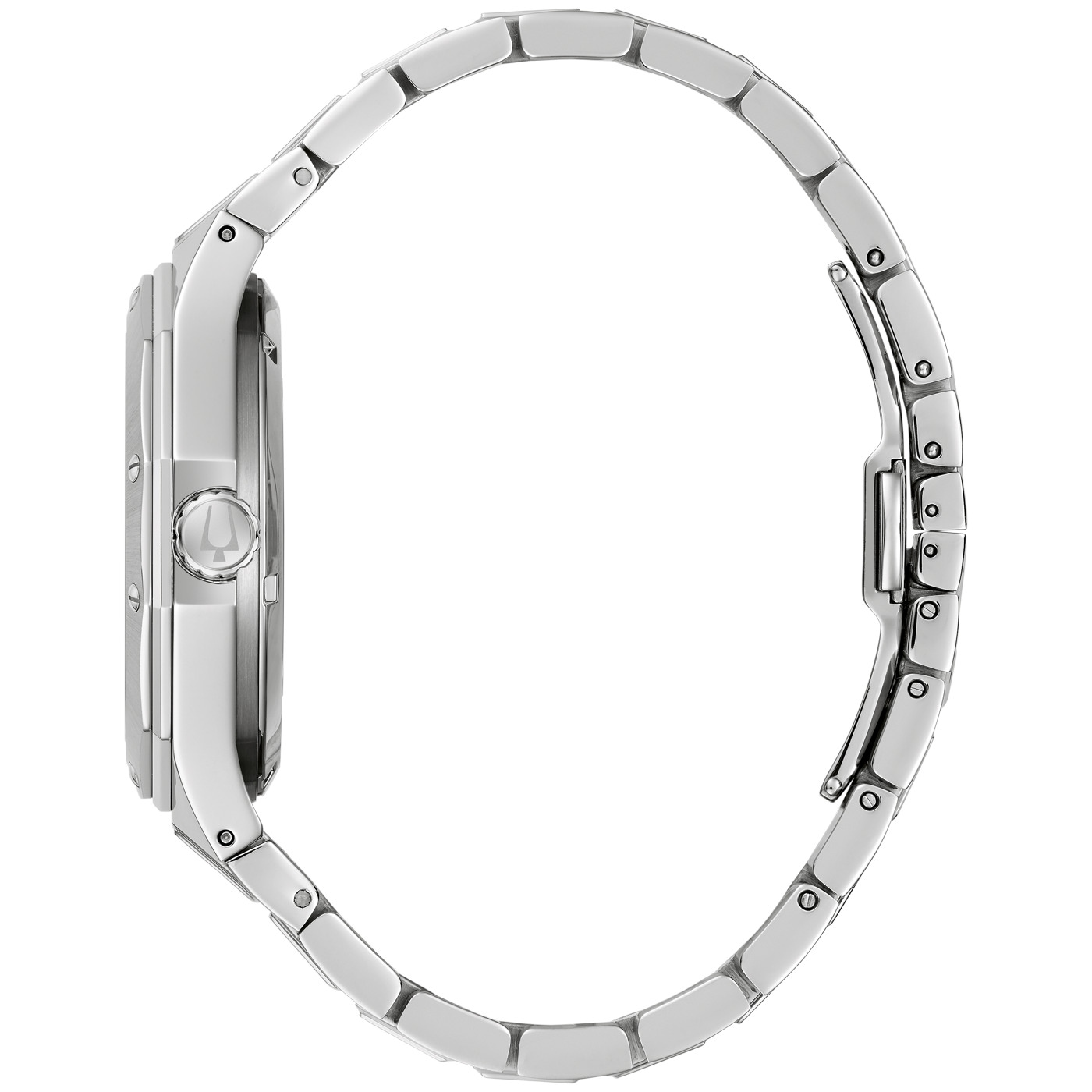 Bulova Mechanische Uhr »Prestige« Armbanduhr, Herrenuhr, Edelstahlarmband, analog