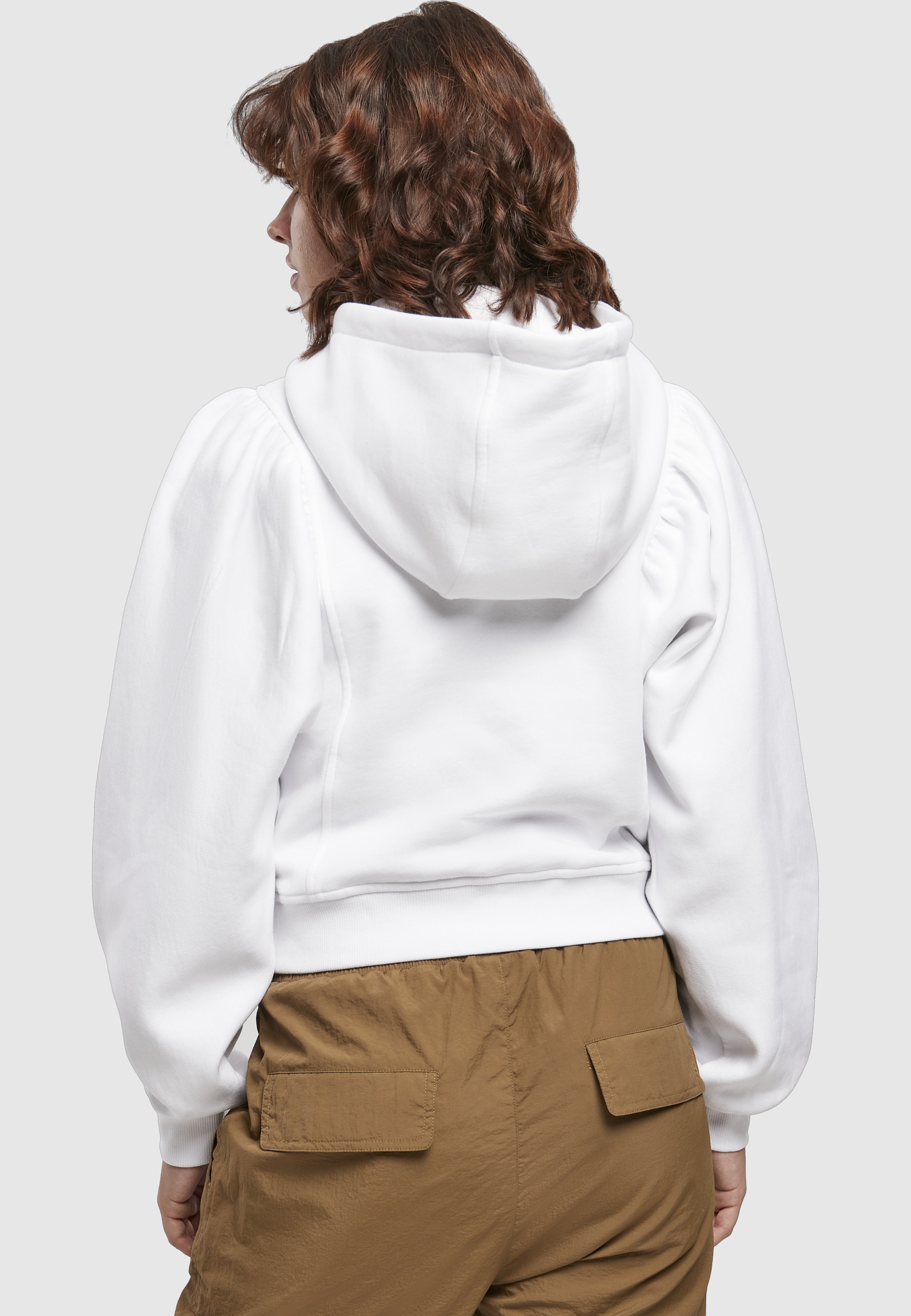 URBAN CLASSICS Hoodie »Urban Classics Damen Ladies Organic Gathering Batwing Hoody«, 1 Stk.
