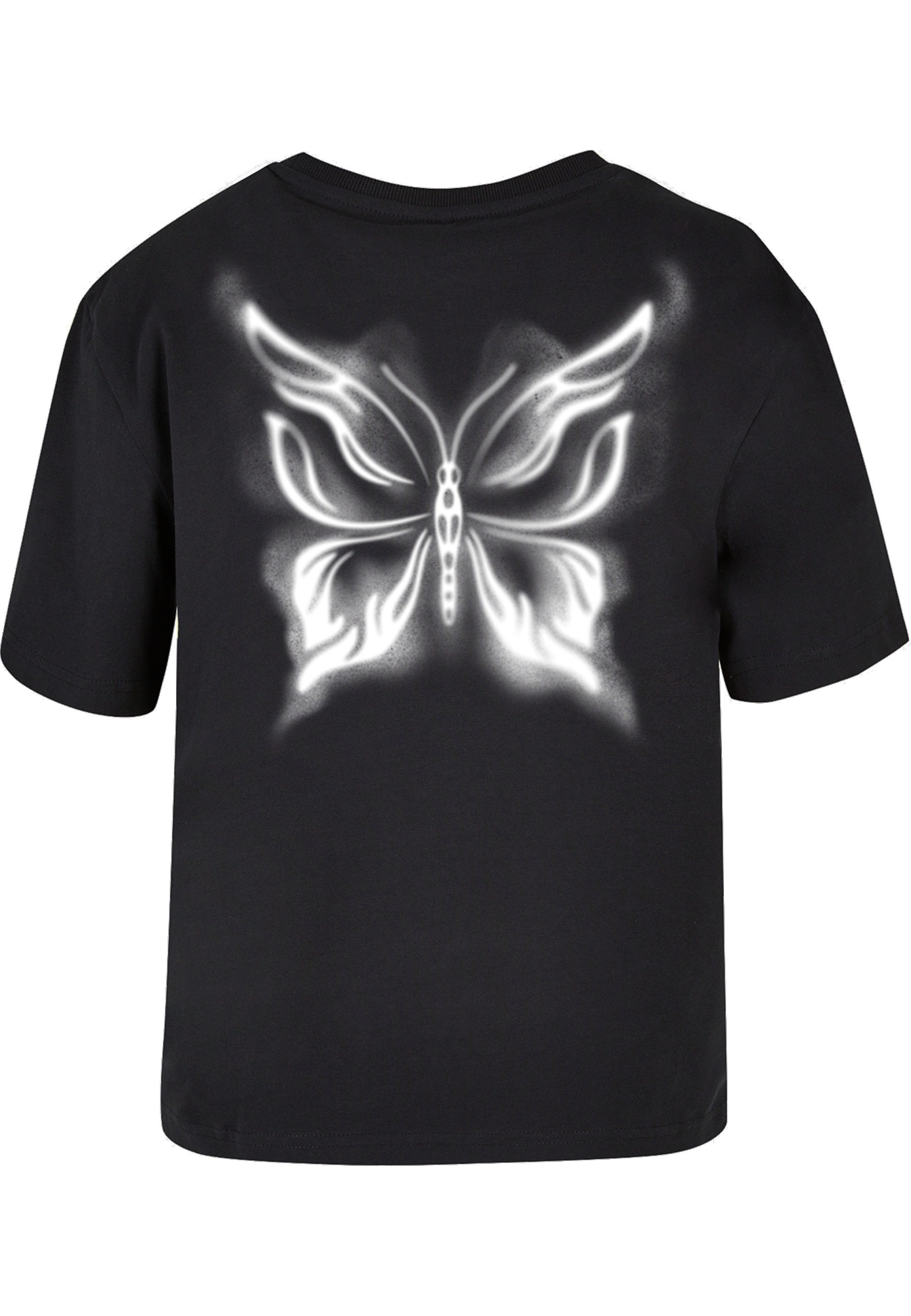 Miss Tee T-Shirt "Miss Tee Karma Butterfly Tee" 1 Stk. günstig online kaufen