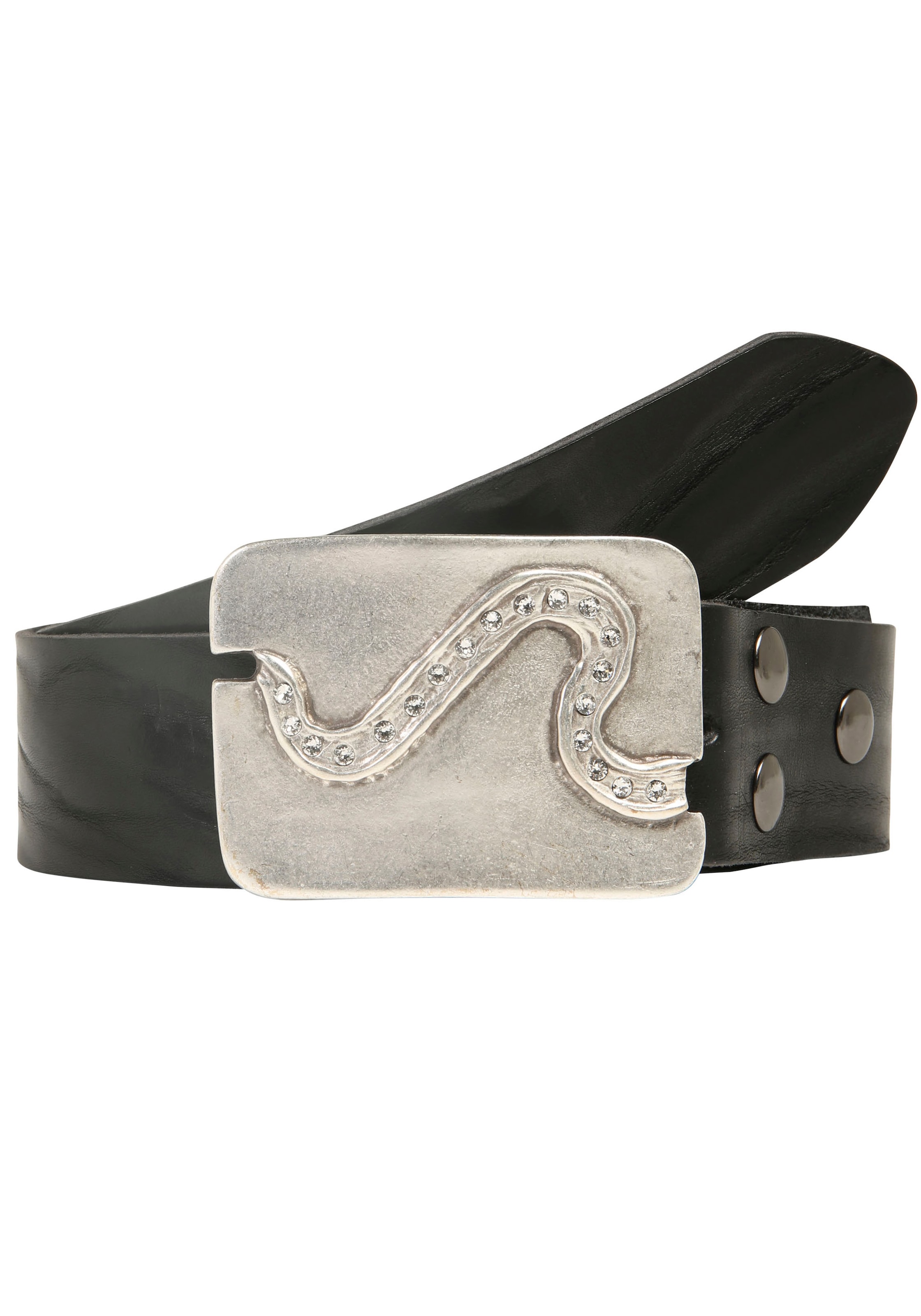 Rettungsring Gürtel Ledergürtel mit austauschbarer Schließe "Pfad Swarovski günstig online kaufen