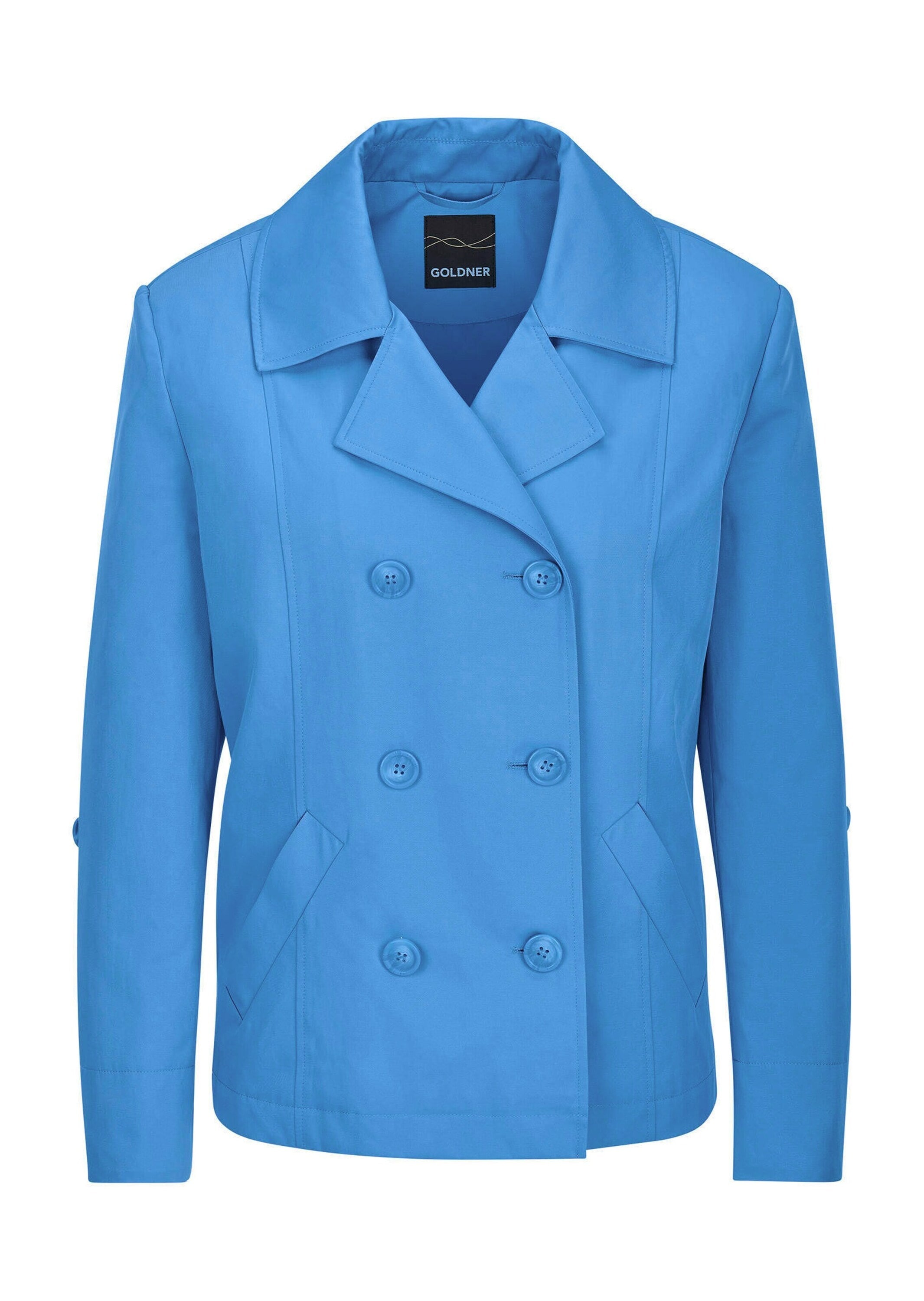 GOLDNER Jackenblazer "Elegante Kurzjacke mit Reverskragen" Ziernähte günstig online kaufen