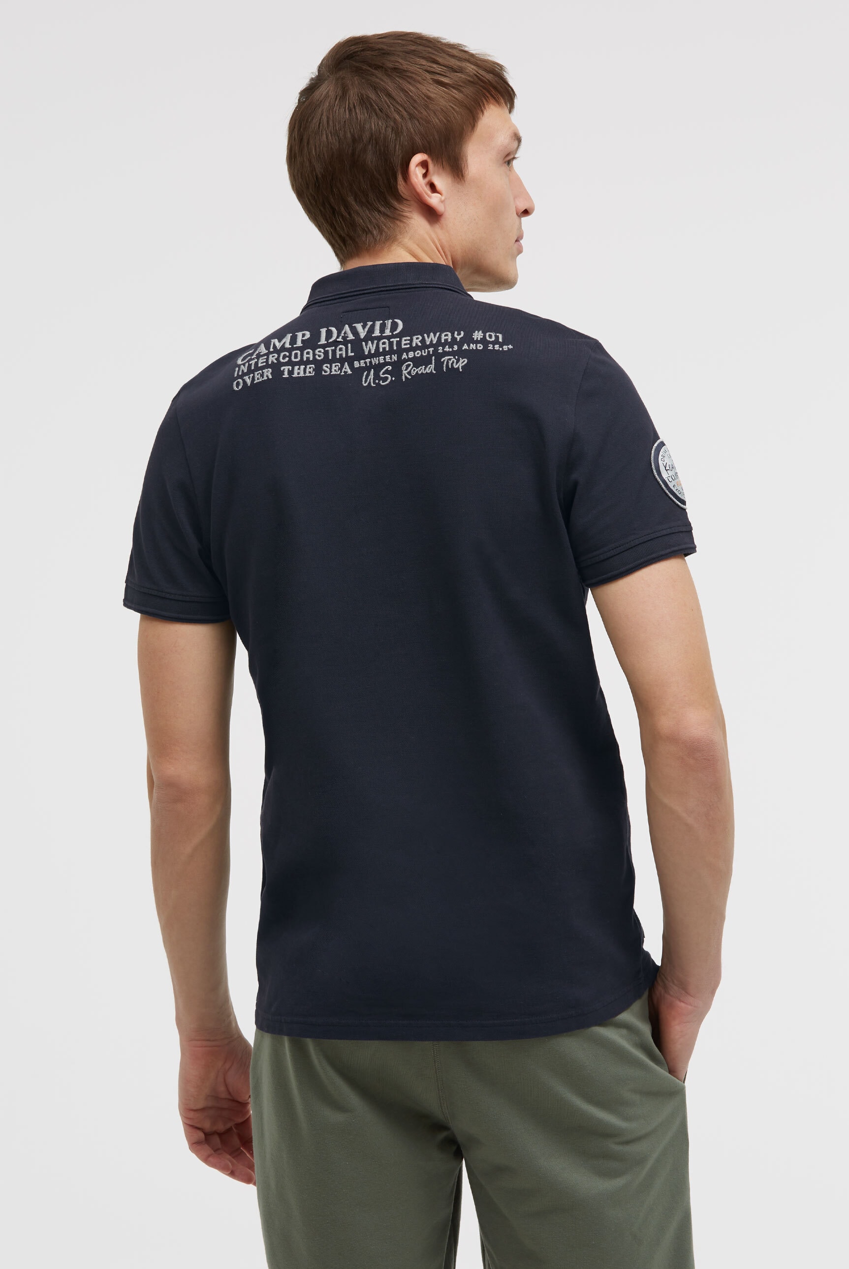 CAMP DAVID Poloshirt aus Baumwolle