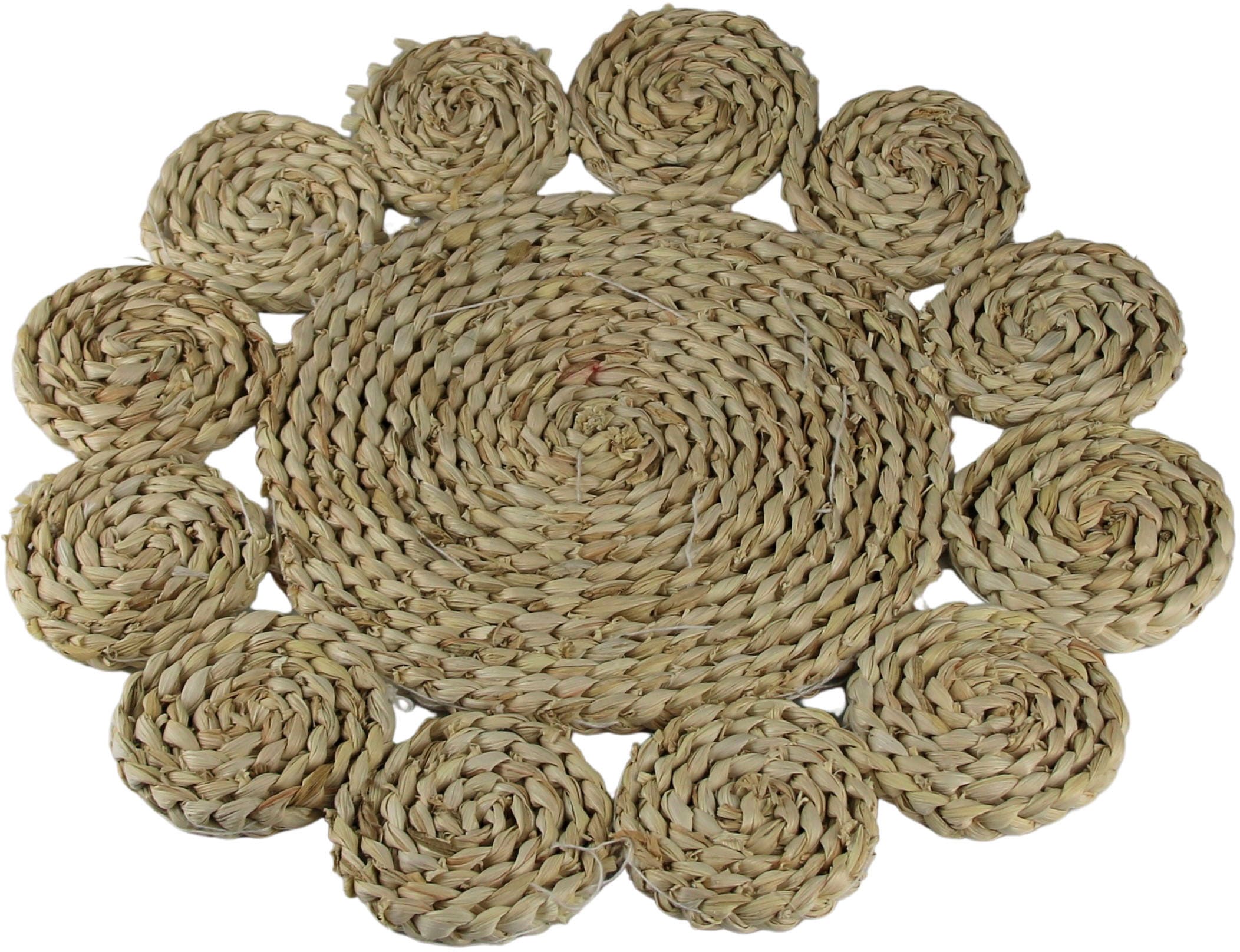 AM Design Platzset »Tischset«, (Set, 4 St.), aus Jute, Ø 38 cm auf Rechnung  | BAUR