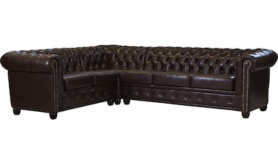 Chesterfield-Sofa »Rysum«, Chesterfield-Optik, langer Schenkel links oder rechts