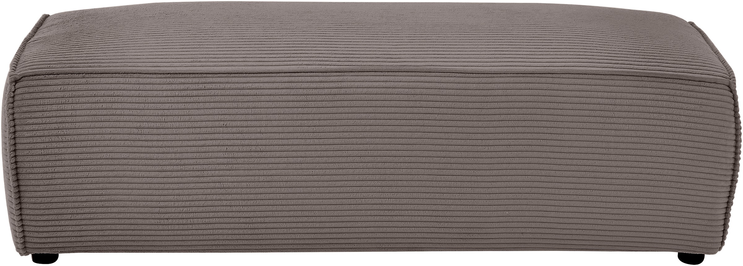 Thumbnail - Home affaire Hocker "NEU: SHERWOOD XXL, Polsterhocker, Cord, Webstoff" rechteckig, bequemer Sitzkomfort, 130/60/44 cm, K...
