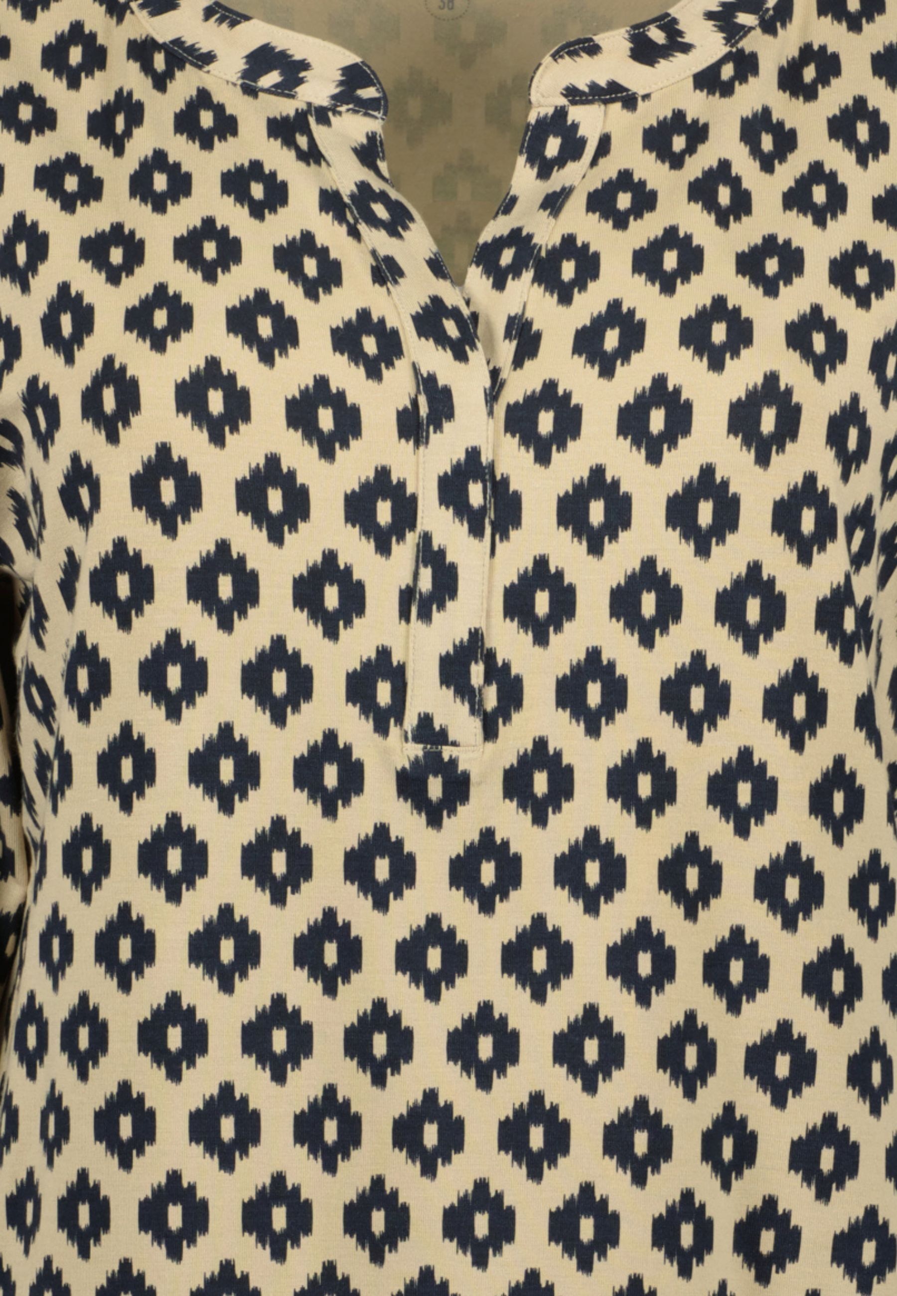 Blue Seven Langarmshirt »Langarmshirt mit Henley Ausschnitt« 1