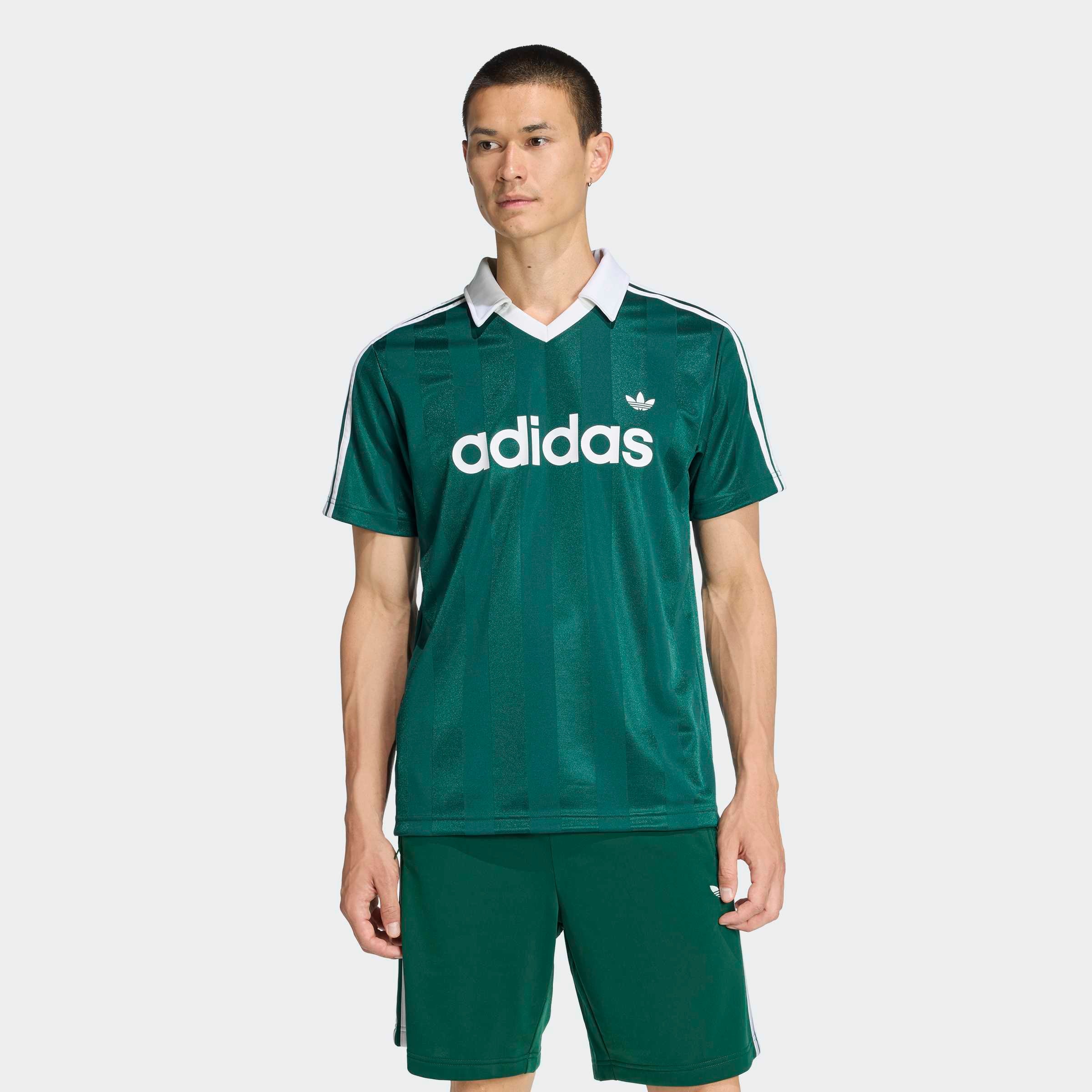 adidas Originals T-Shirt "JSY" mit V-Ausschnitt, ohne Verschluss, sportlicher Stil, für Erwachsene