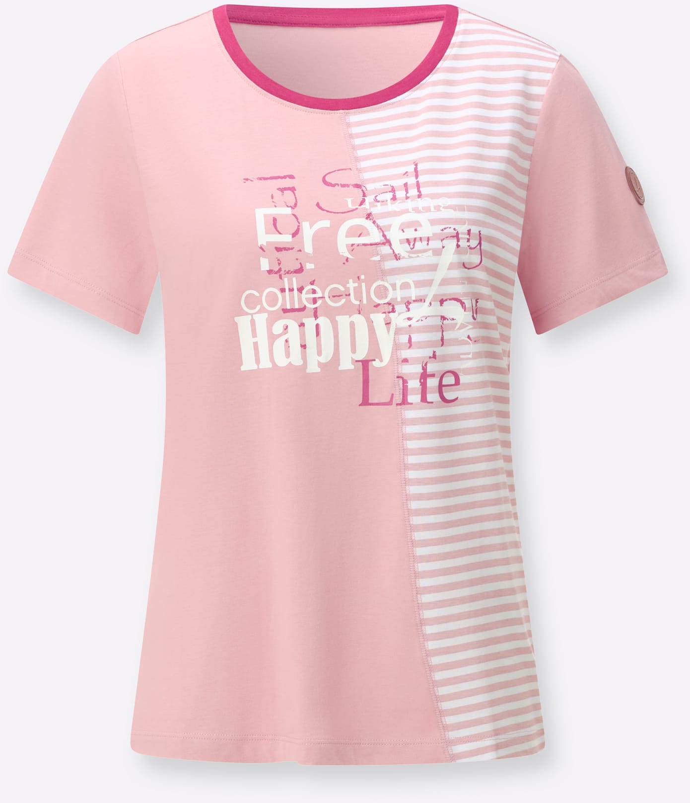 Casual Looks Rundhalsshirt »Rundhals-Shirt« 1 tlg. tlg.