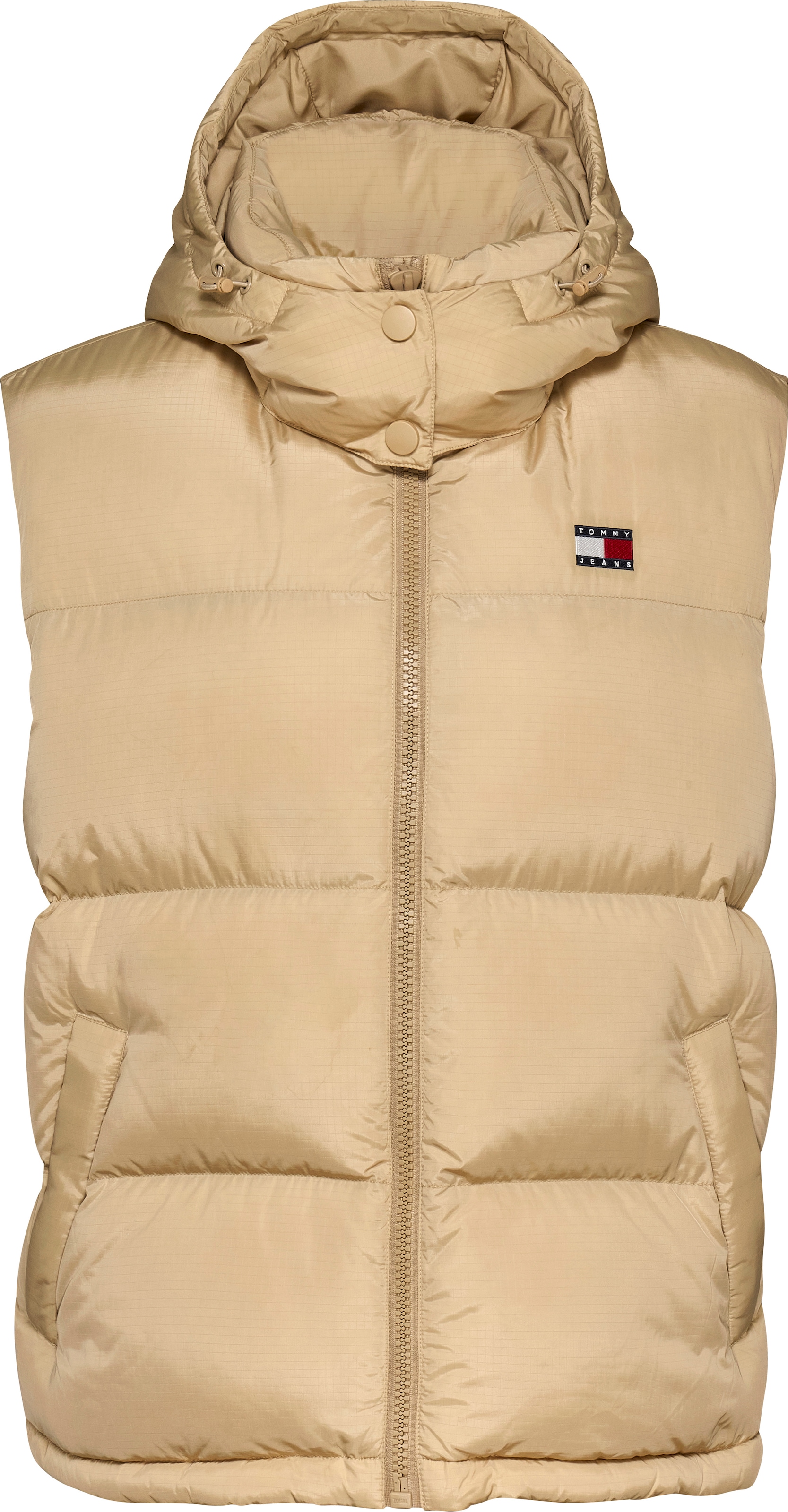 Tommy Jeans Steppweste »TJW ALASKA PUFFER VEST«, mit Logostickerei