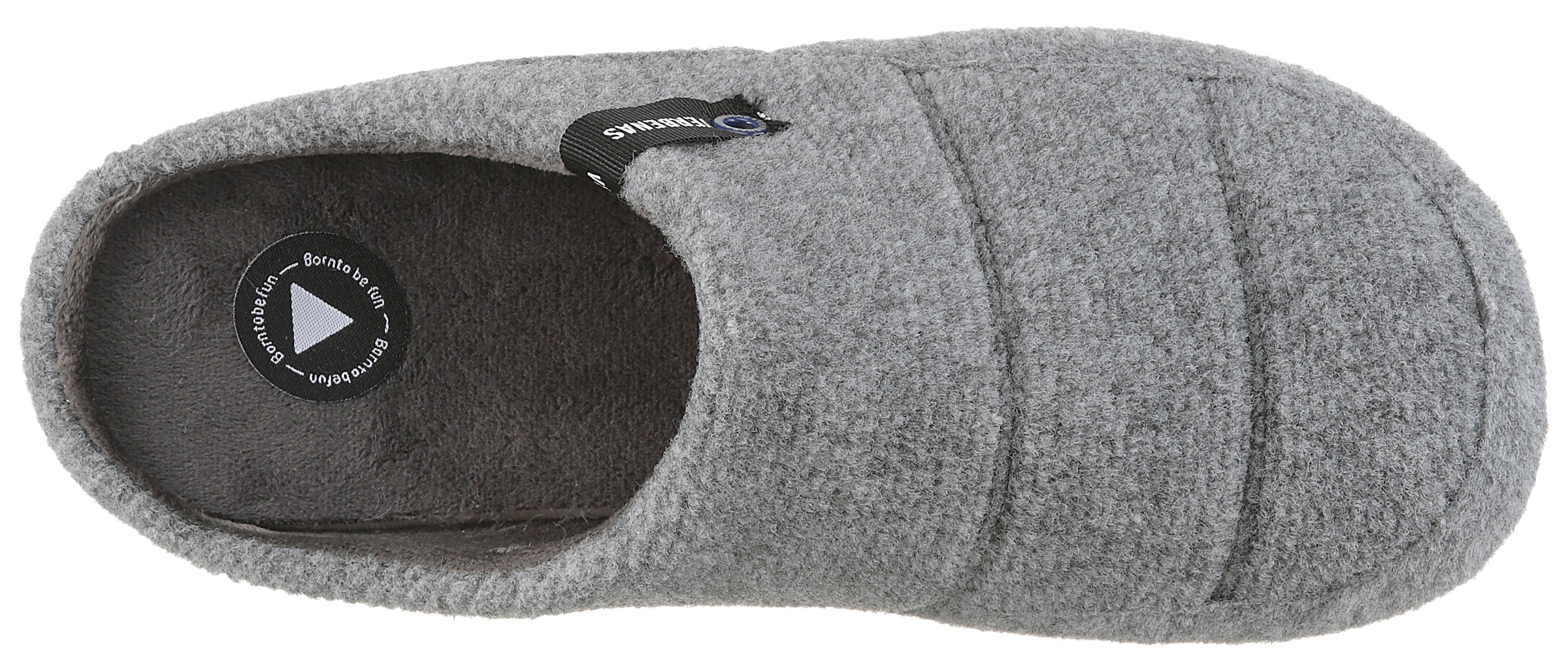 VERBENAS Pantoffel »Earth Picos«, Hausschuh, Clog, Schlappen, Wohlfühlschuh mit Label