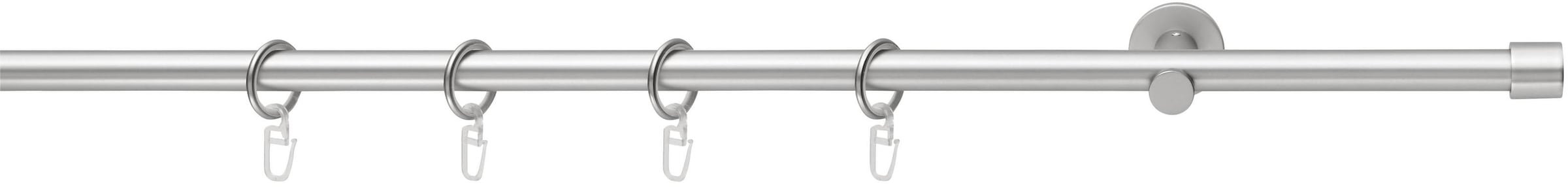 Good Life Gardinenstange "CAP" Ø 16 mm 1 läufig-läufig Fixmaß mit Ringen günstig online kaufen