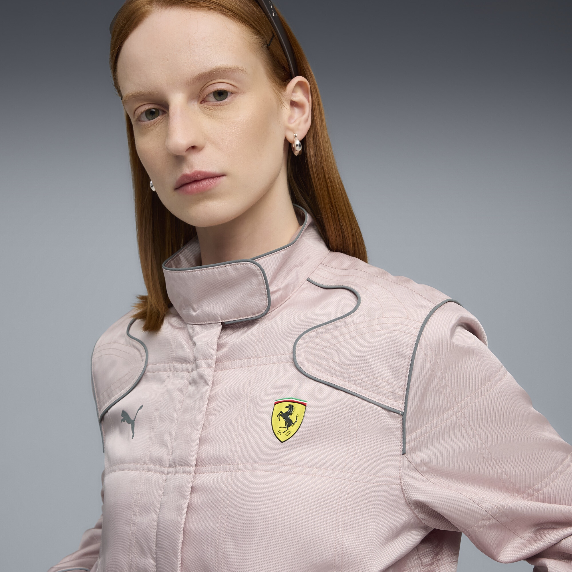 PUMA Bomberjacke »Scuderia Ferrari HP Premium Jacke Damen«