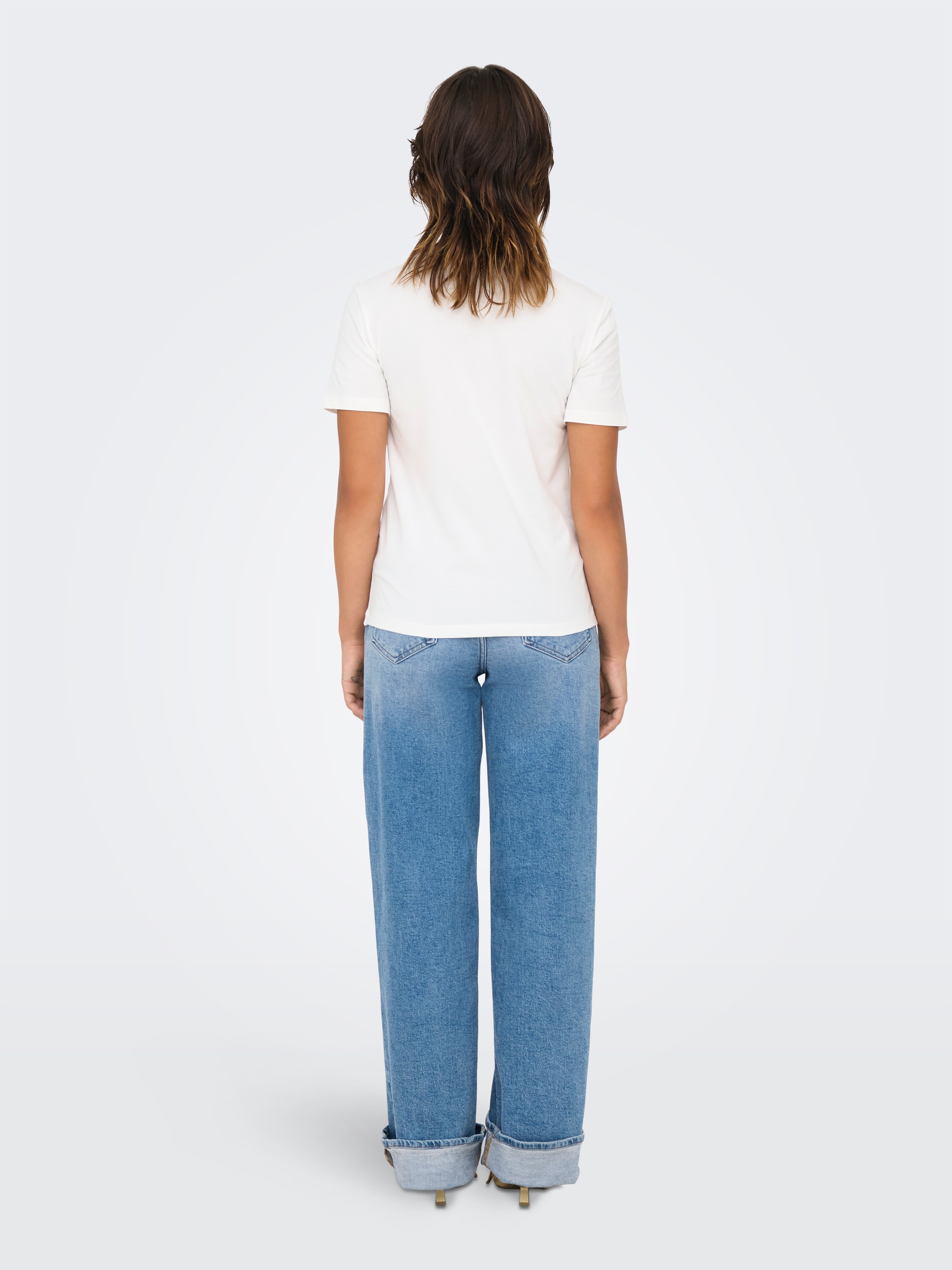 ONLY Kurzarmshirt »ONLCLARA S/S TEE CS JRS«