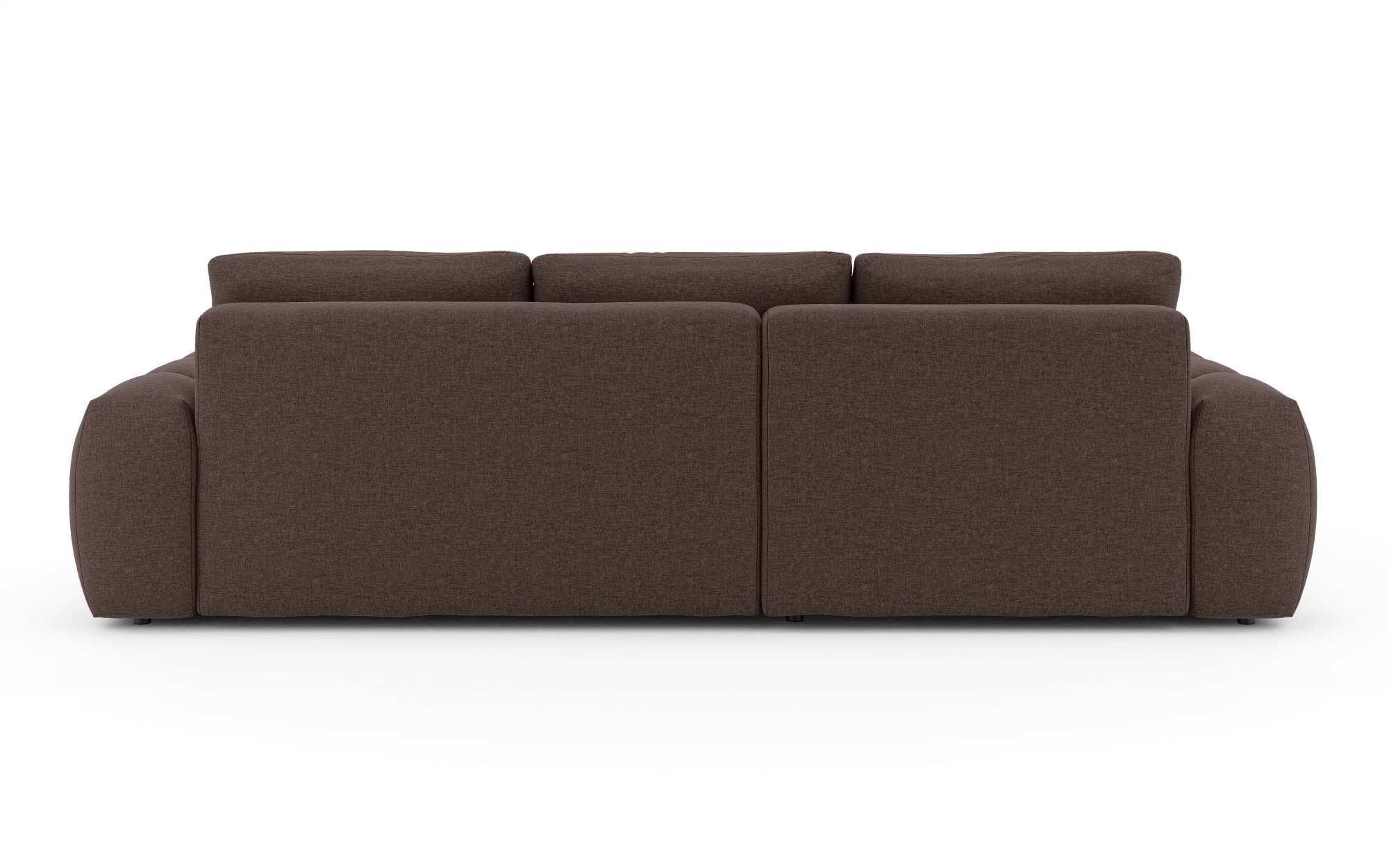 INOSIGN Ecksofa »AZITA klein optionale Schlafsofa mit Bettkasten, B/T/H: 270/166,5/84cm«, L-Form mit Wellenunterfederung, Bubble-Optik