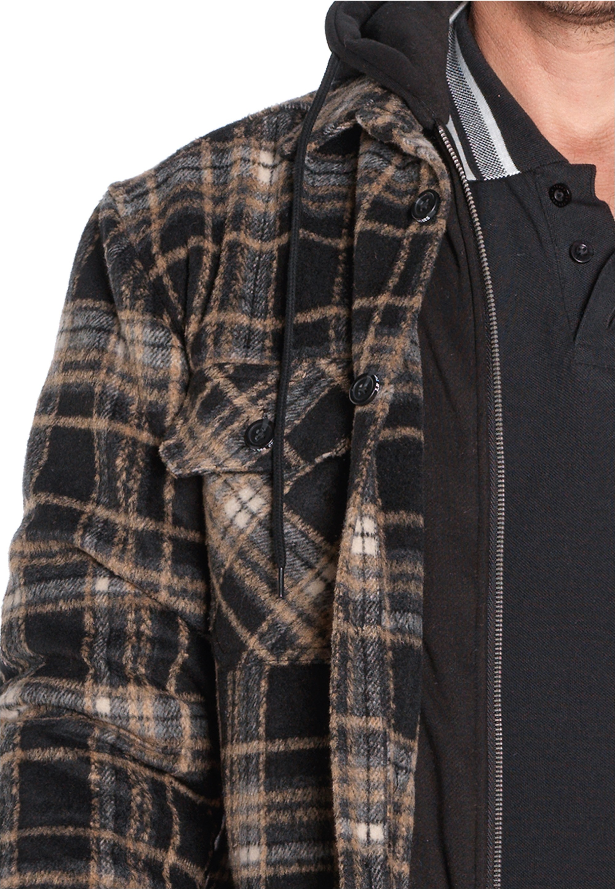 Le Temps Des Cerises Outdoorjacke »TIMAL«, in trendigem Karo-Design