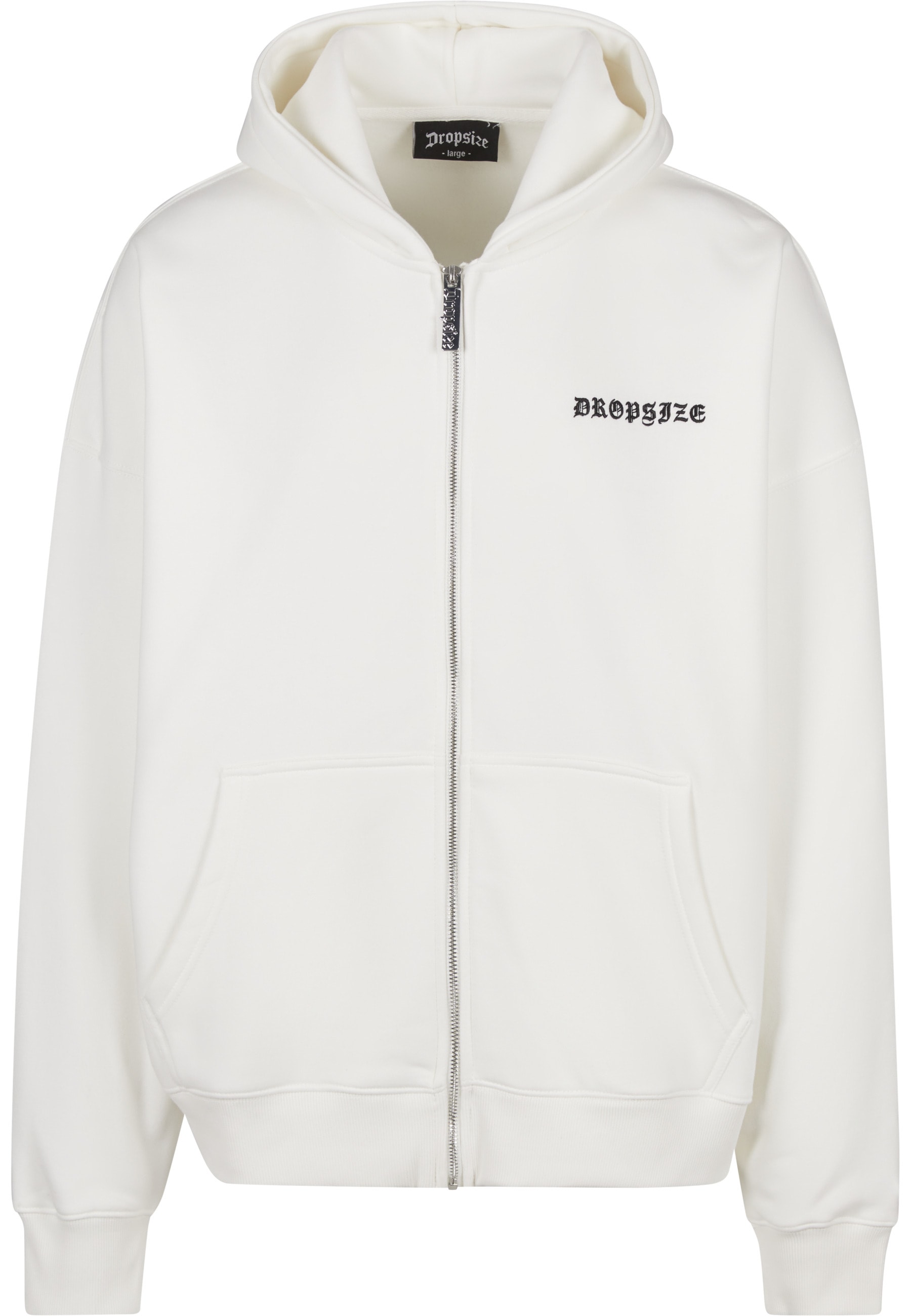 Dropsize "Dropsize SUPER HEAVY OVERSIZE LOGO ZIP HOODIE"