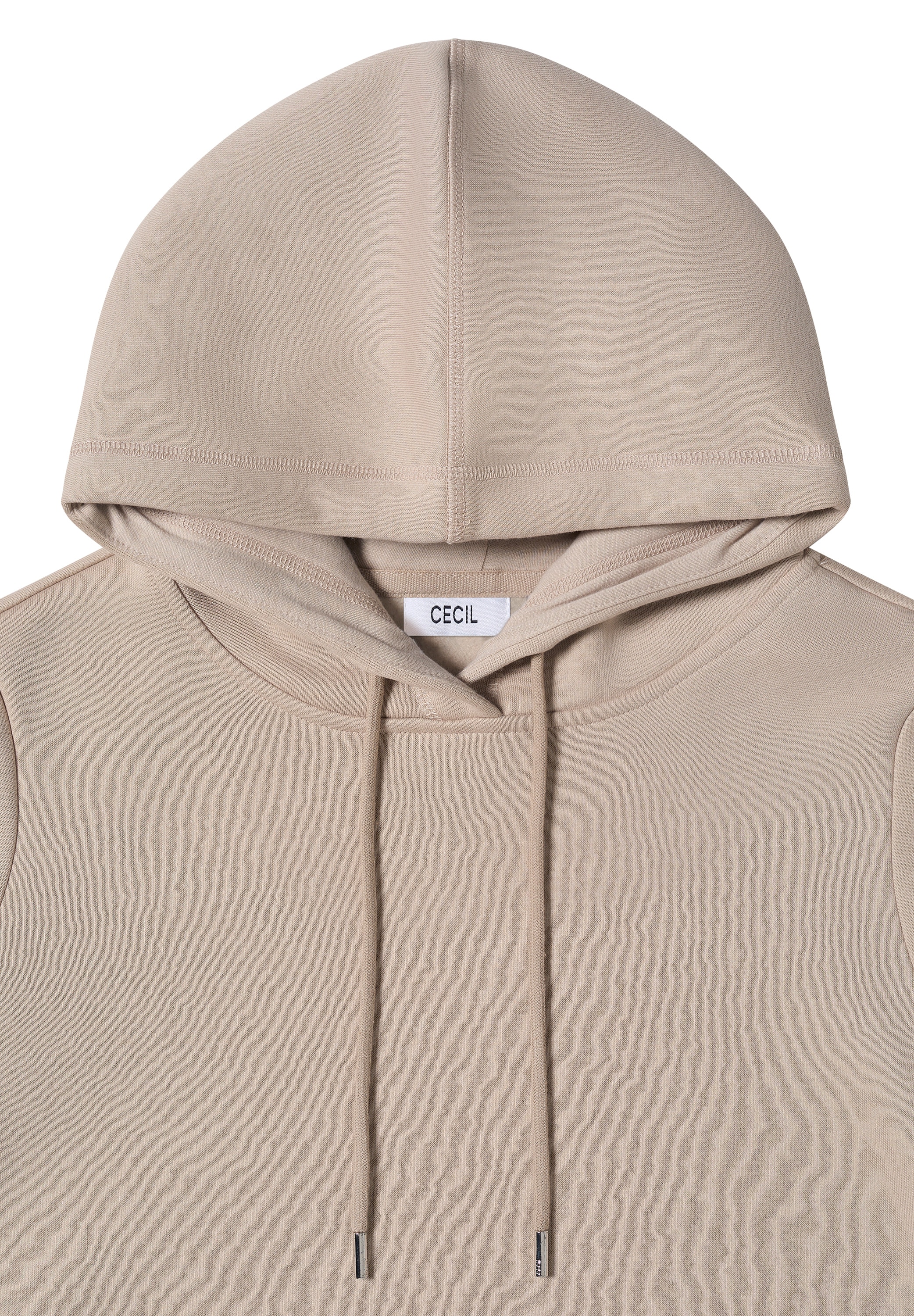 Cecil Hoodie, aus softem Materialmix