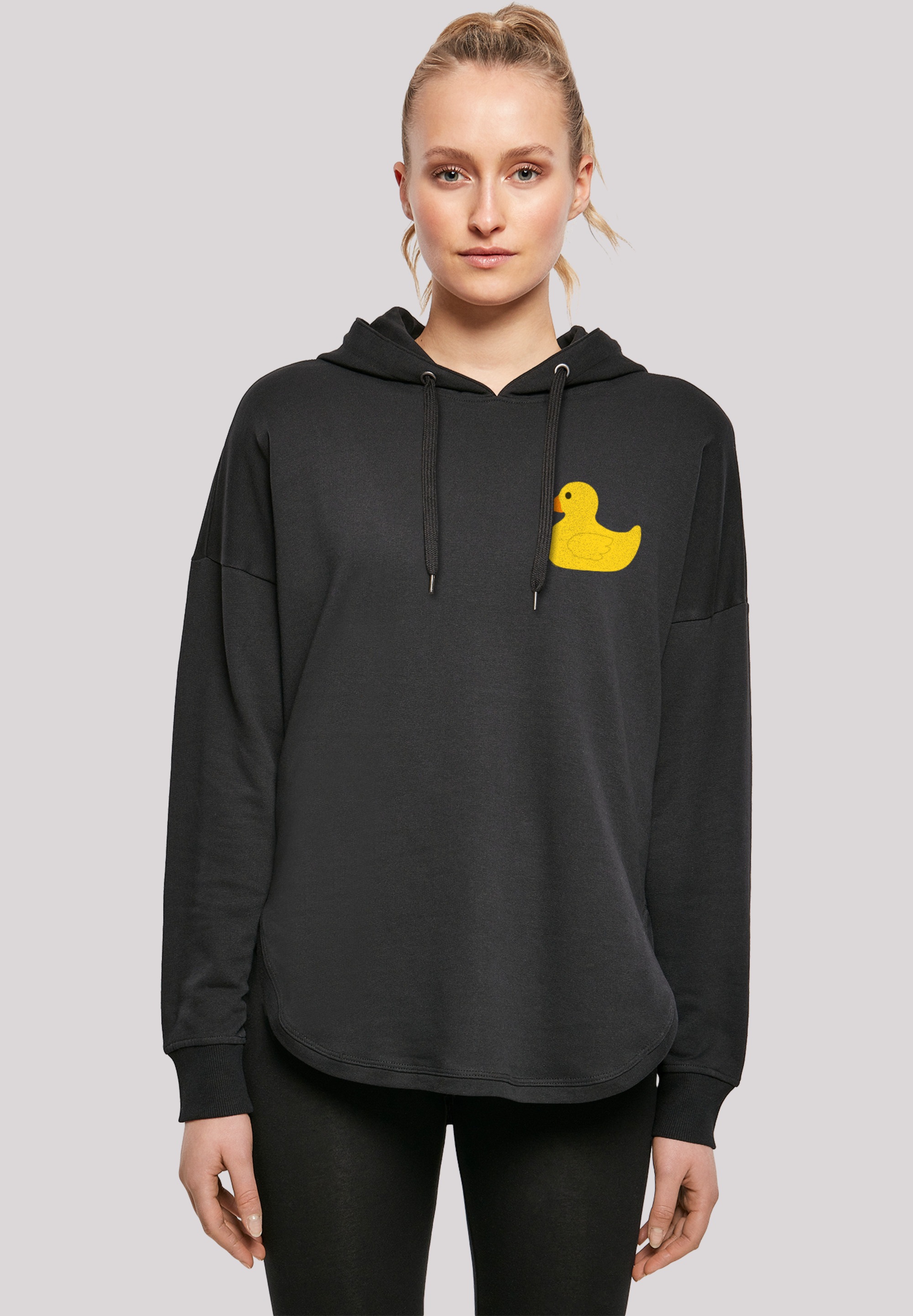 F4NT4STIC Kapuzenpullover "Yellow Rubber Duck OVERSIZE HOODIE", Print