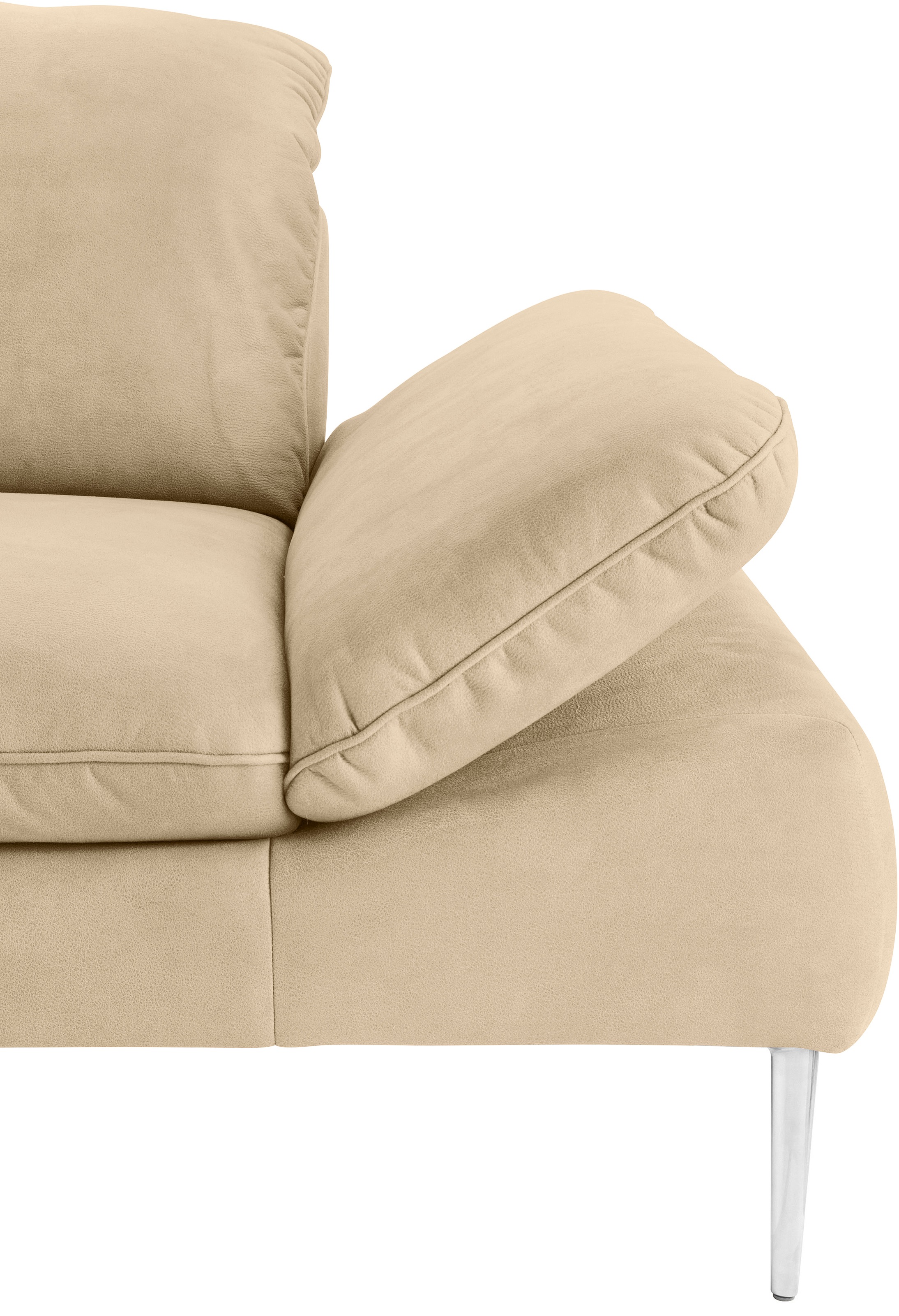 W.SCHILLIG 2-Sitzer »enjoy&MORE«, mit Sitztiefenverstellung, Füße Chrom glänzend, Breite 202 cm