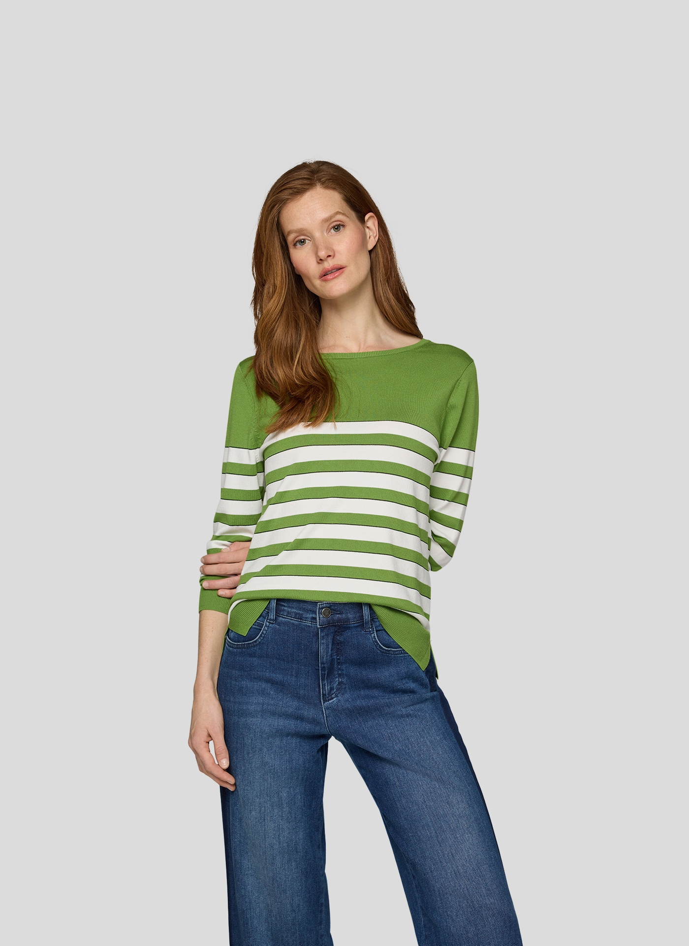 Rabe Strickpullover, im Streifen-Look günstig online kaufen
