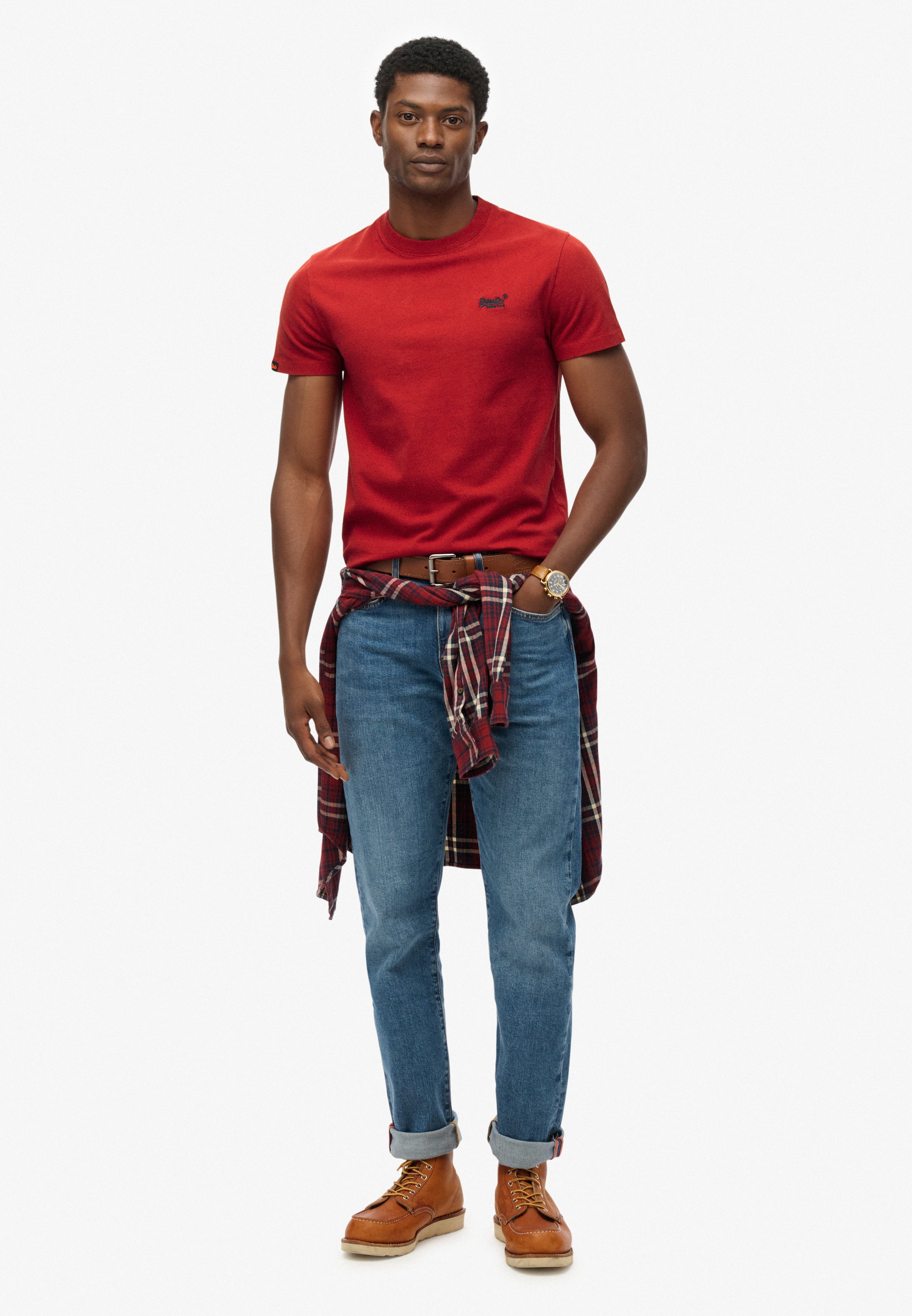 Superdry Rundhalsshirt »ESSENTIAL LOGO EMB TEE«