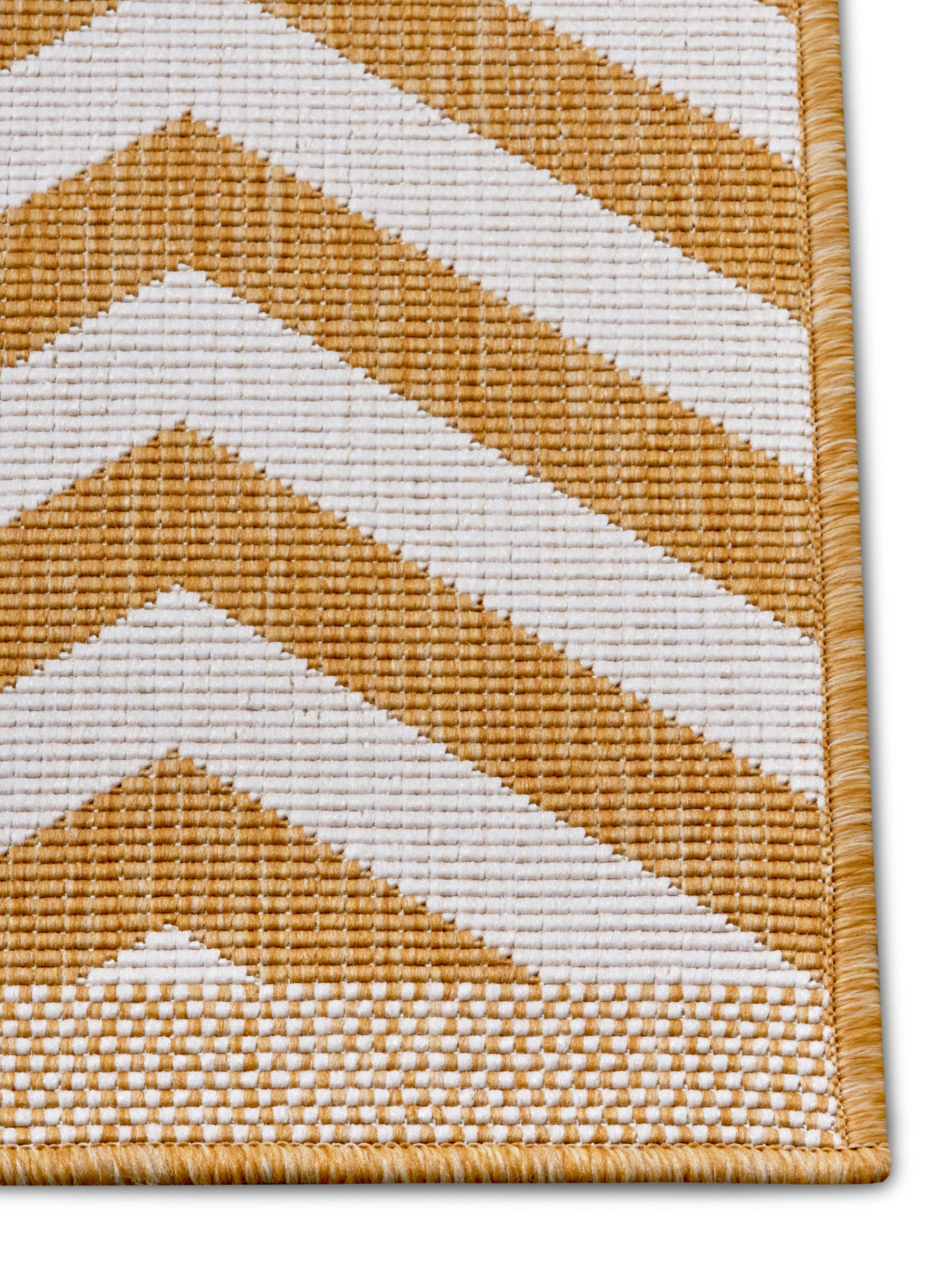 NORTHRUGS Teppich »Palma Wendeteppich«, rechteckig, 5 mm Höhe, In-& Outdoor, Wetterfest, Balkon, Läufer, Wohnzimmer, Wasserfest