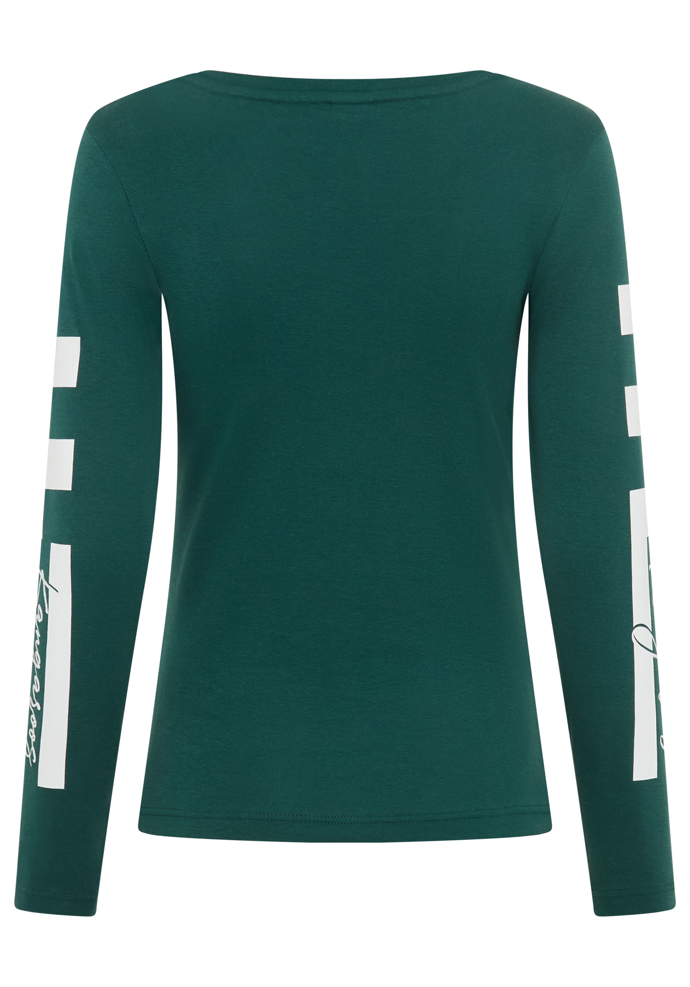 KangaROOS Langarmshirt, Langarm, sehr figurbetonte Passform, aus Baumwolle