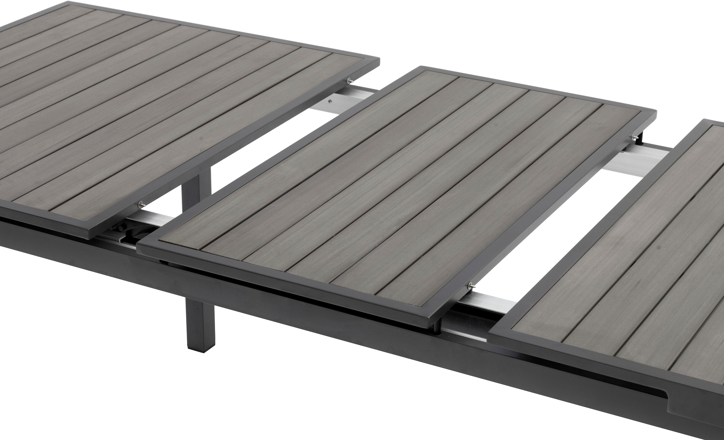 Destiny Garten-Essgruppe »GARDA IMOLA«, (9 tlg.), 4 Hochlehner inkl. Auflagen, 1 Ausziehtisch 165/215x100 cm