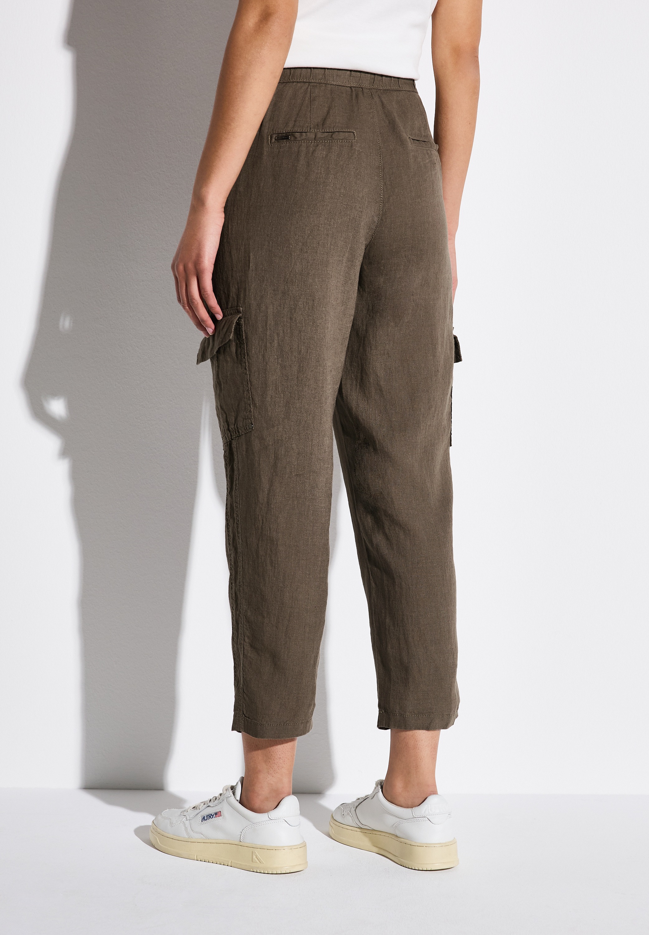 STREET ONE Leinenhose "Style BONNY", Sommerhose im Cargo-Look günstig online kaufen