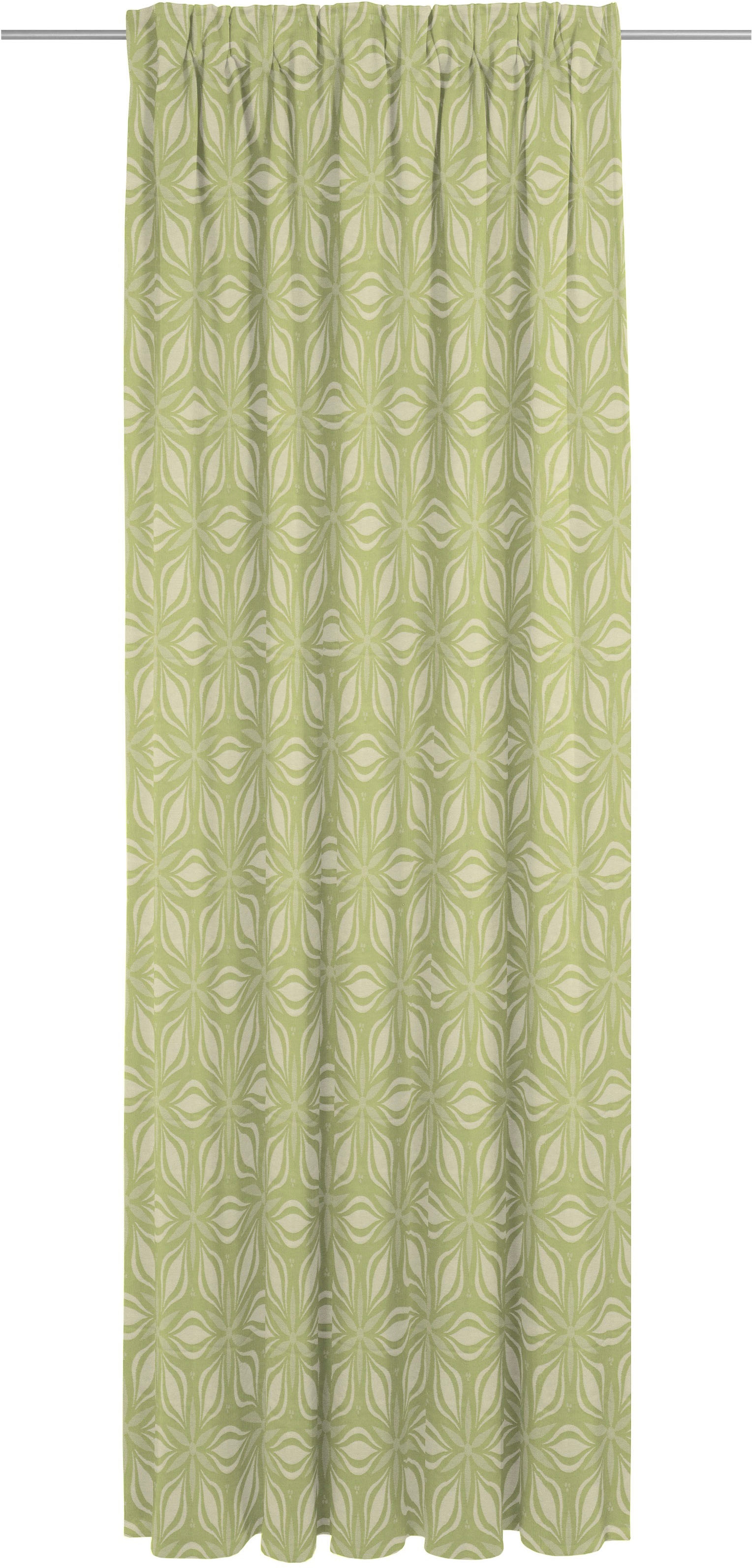 Adam Vorhang "Vorhang Retro Floret aus 100 % Bio-Baumwolle, Multifunktionsb günstig online kaufen