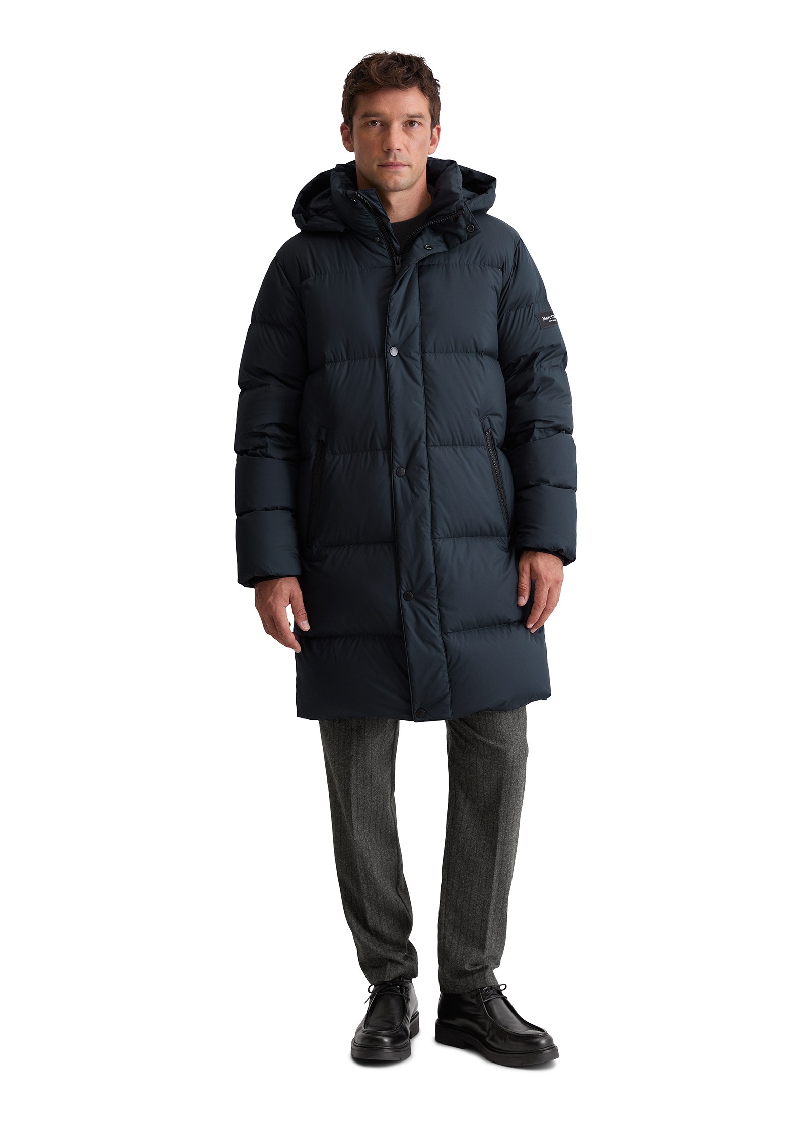 Marc O'Polo Daunenjacke »mit großzügiger Kapuze« ohne Kapuze