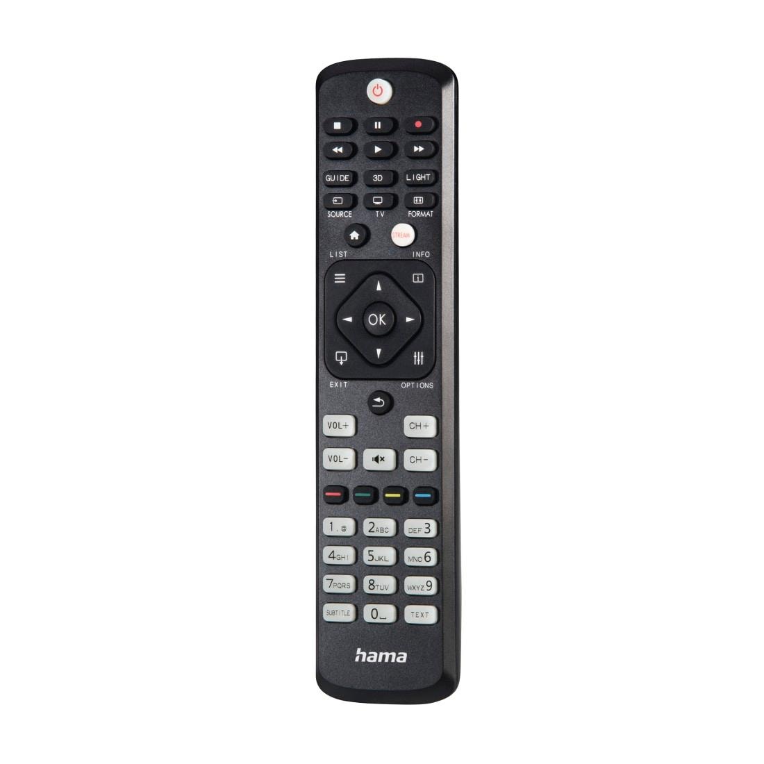 Hama Universal-Fernbedienung »Universal Ersatzfernbedienung für Philips TV, lernfähig«, 1-in-1